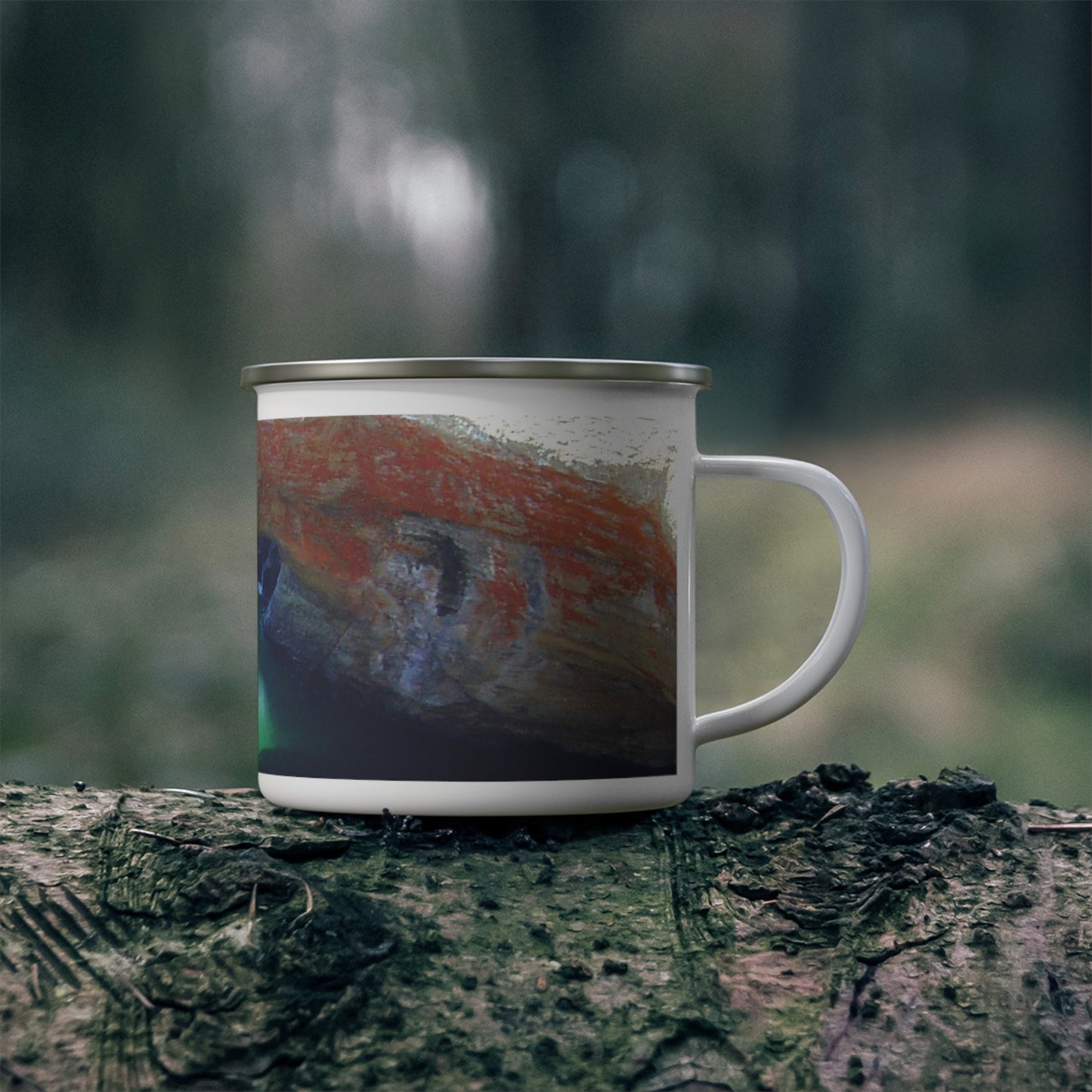 The Devil's Cauldron's Oasis - Enamel Camping Mug 12oz