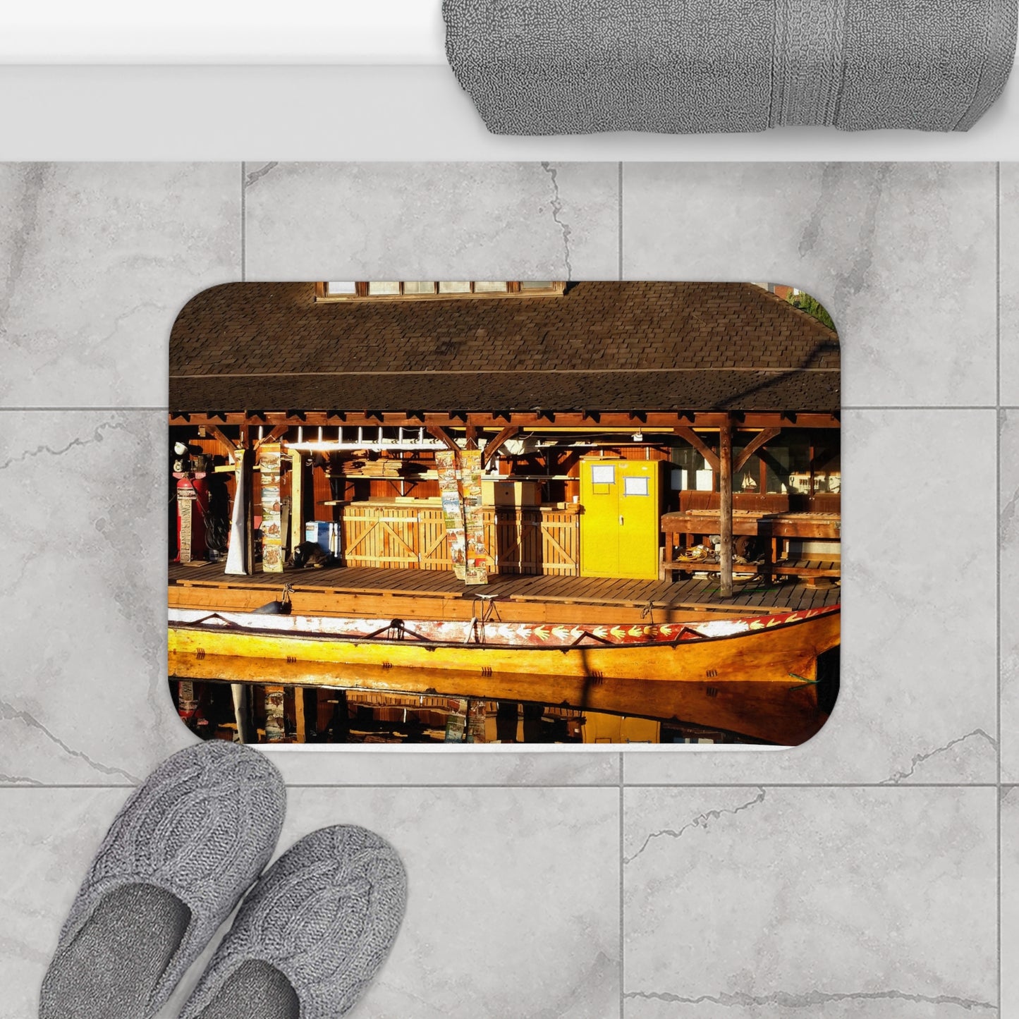 Q'il'bid Awe - Microfiber Bath Mat - Fry1Productions