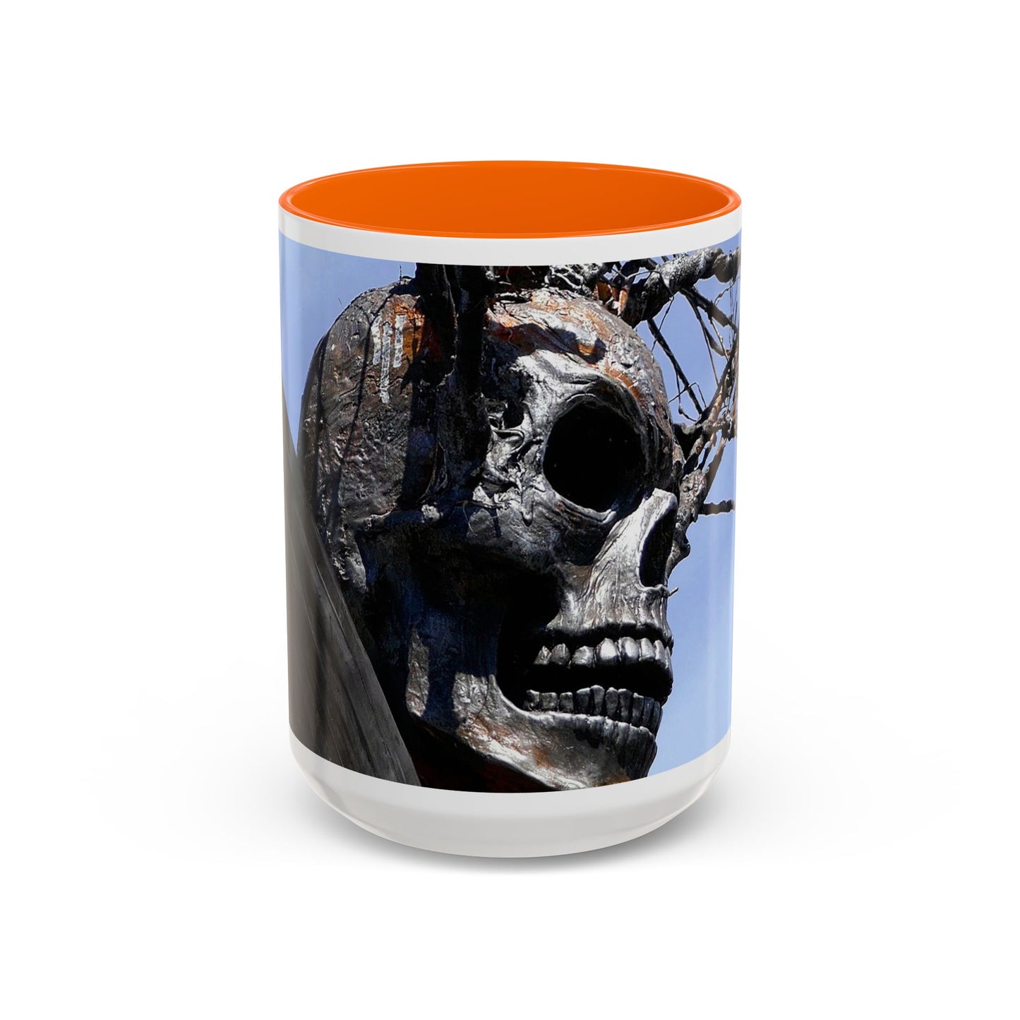 Skull Warrior - Accent Coffee Mug (11, 15oz)
