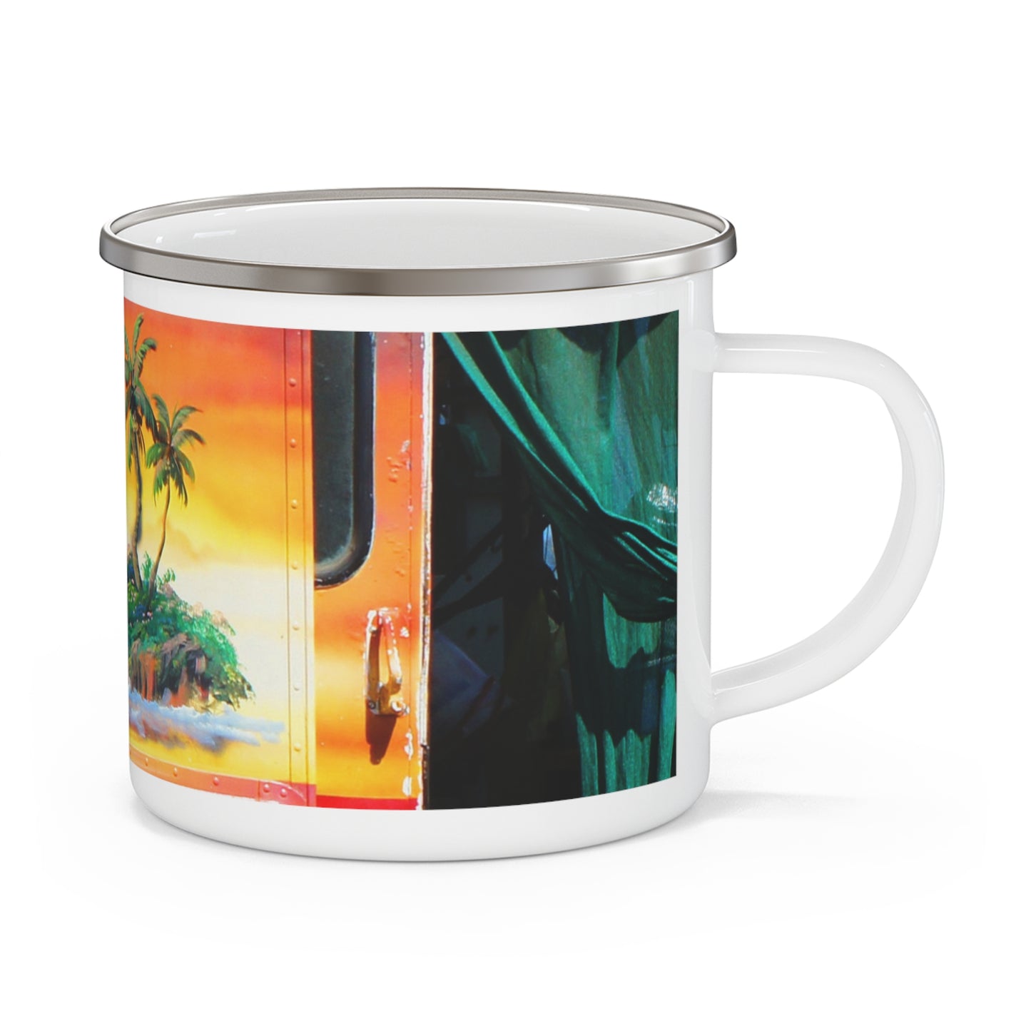 Island Love - Enamel Camping Mug