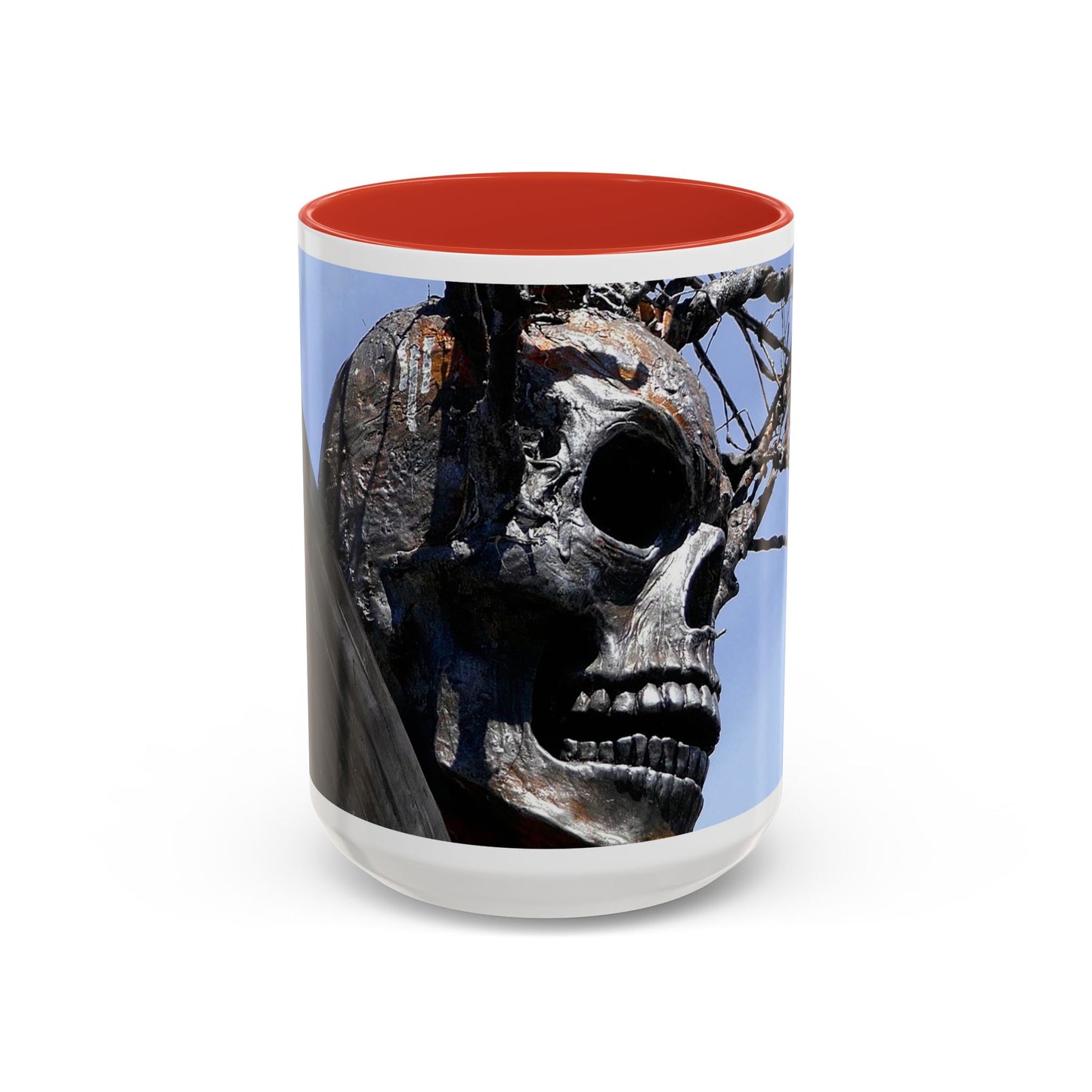 Skull Warrior - Accent Coffee Mug (11, 15oz)