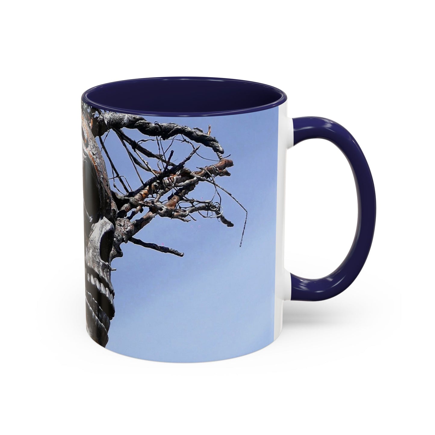 Skull Warrior - Accent Coffee Mug (11, 15oz)