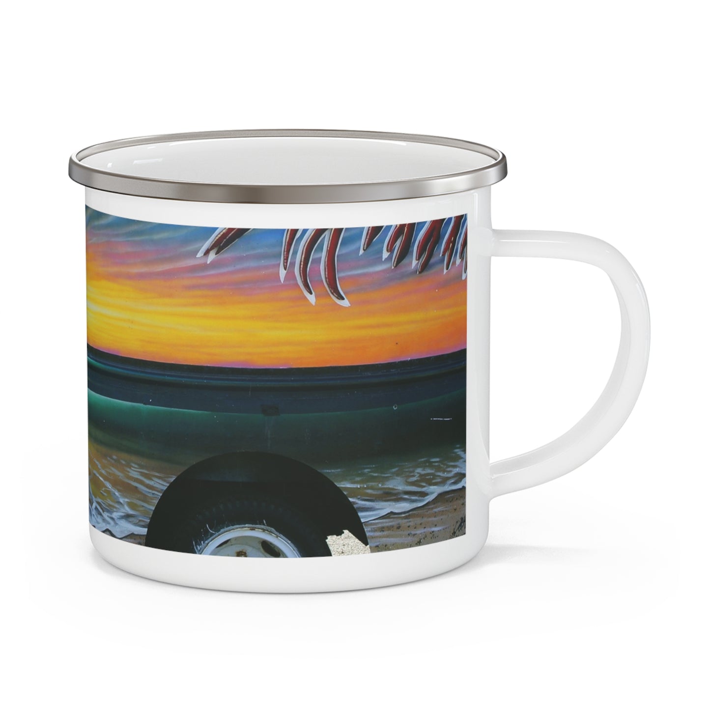 Fumis Aloha - Enamel Camping Mug 12oz