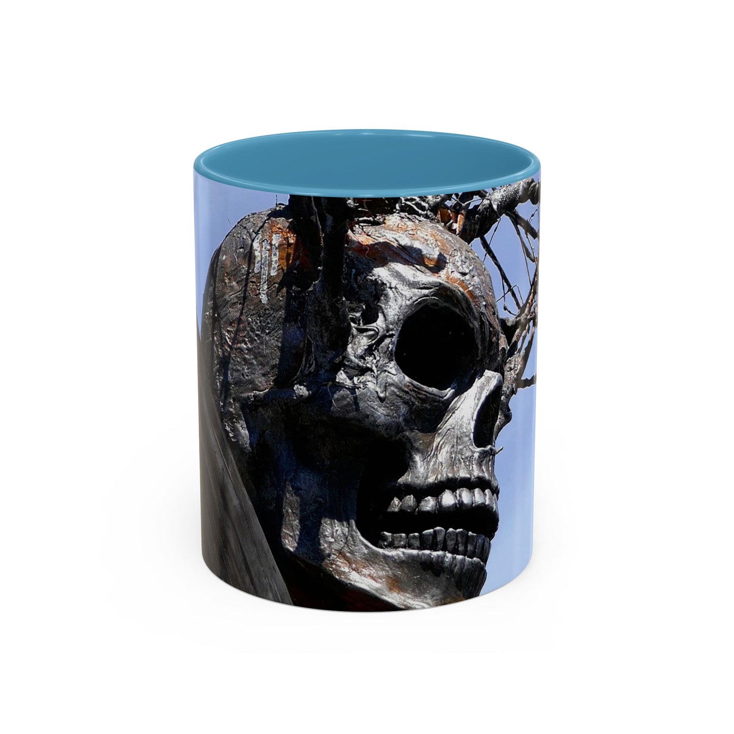 Skull Warrior - Accent Coffee Mug (11, 15oz)