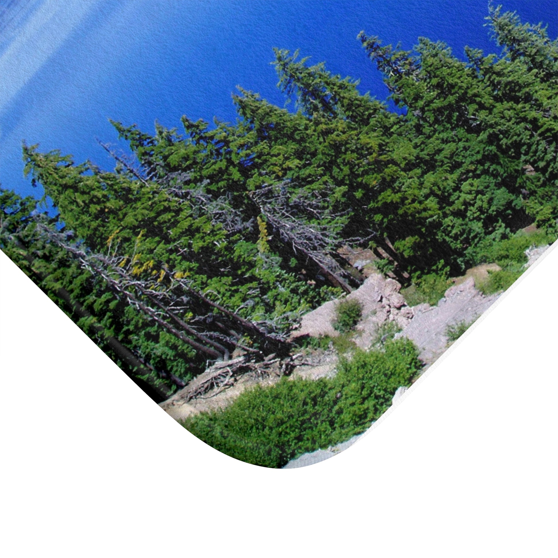 Deep Blue - Microfiber Bath Mat - Fry1Productions