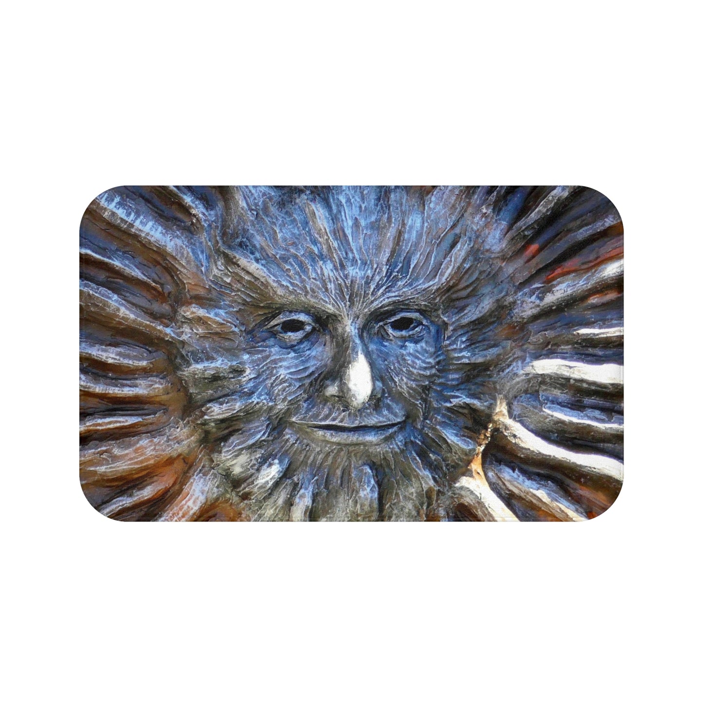Sun God - Microfiber Bath Mat - Fry1Productions