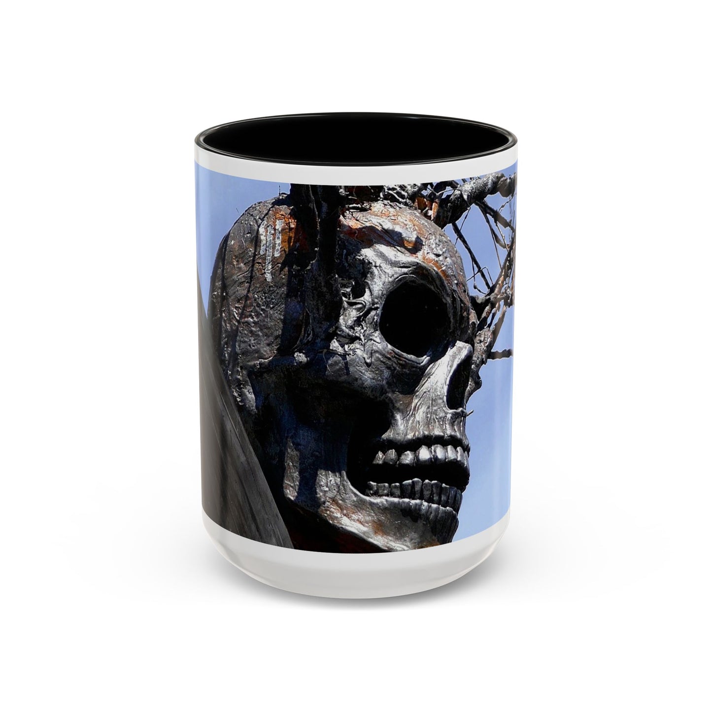Skull Warrior - Accent Coffee Mug (11, 15oz)