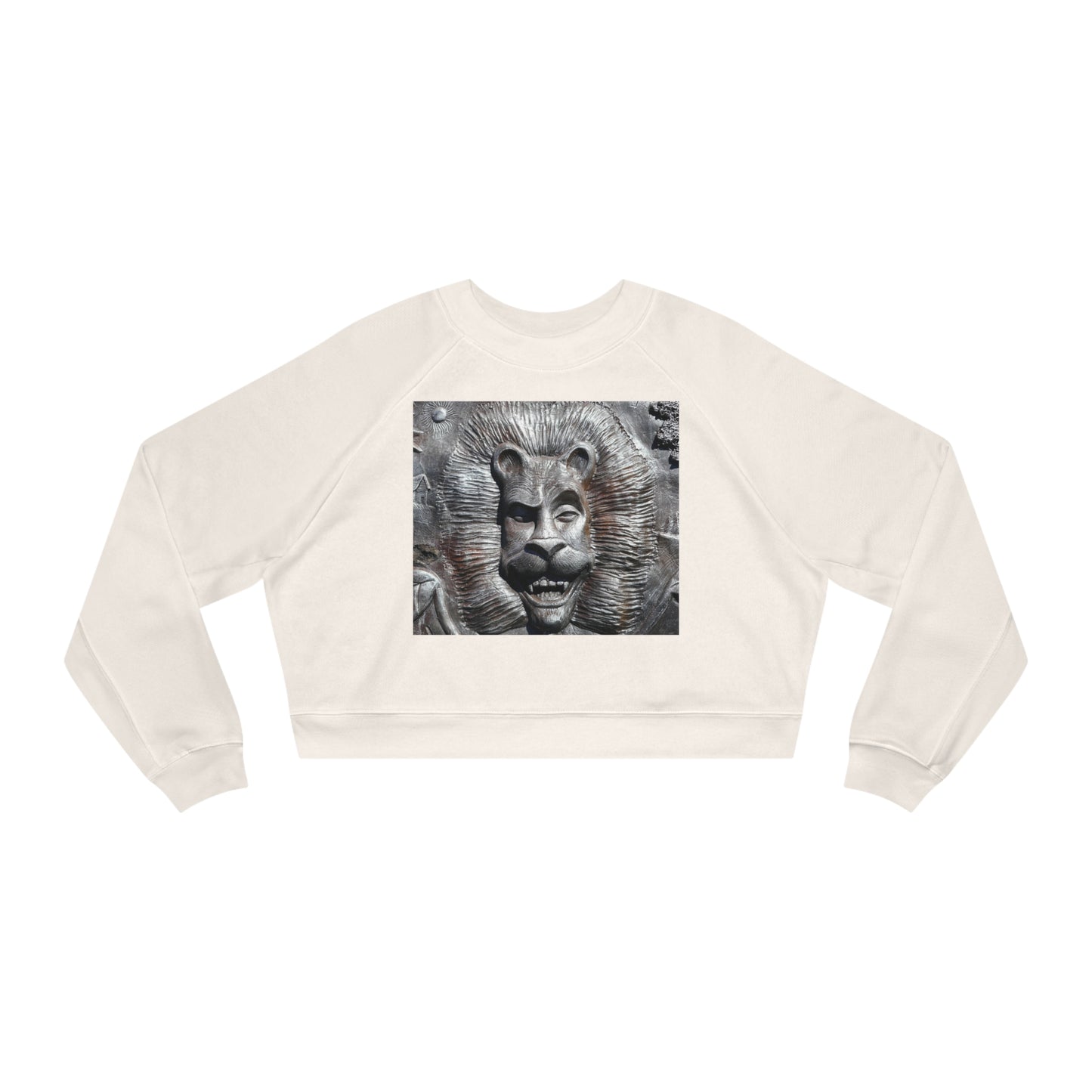 Lion's Friends Forever - Women's Cropped Fleece Pullover - Fry1Productions