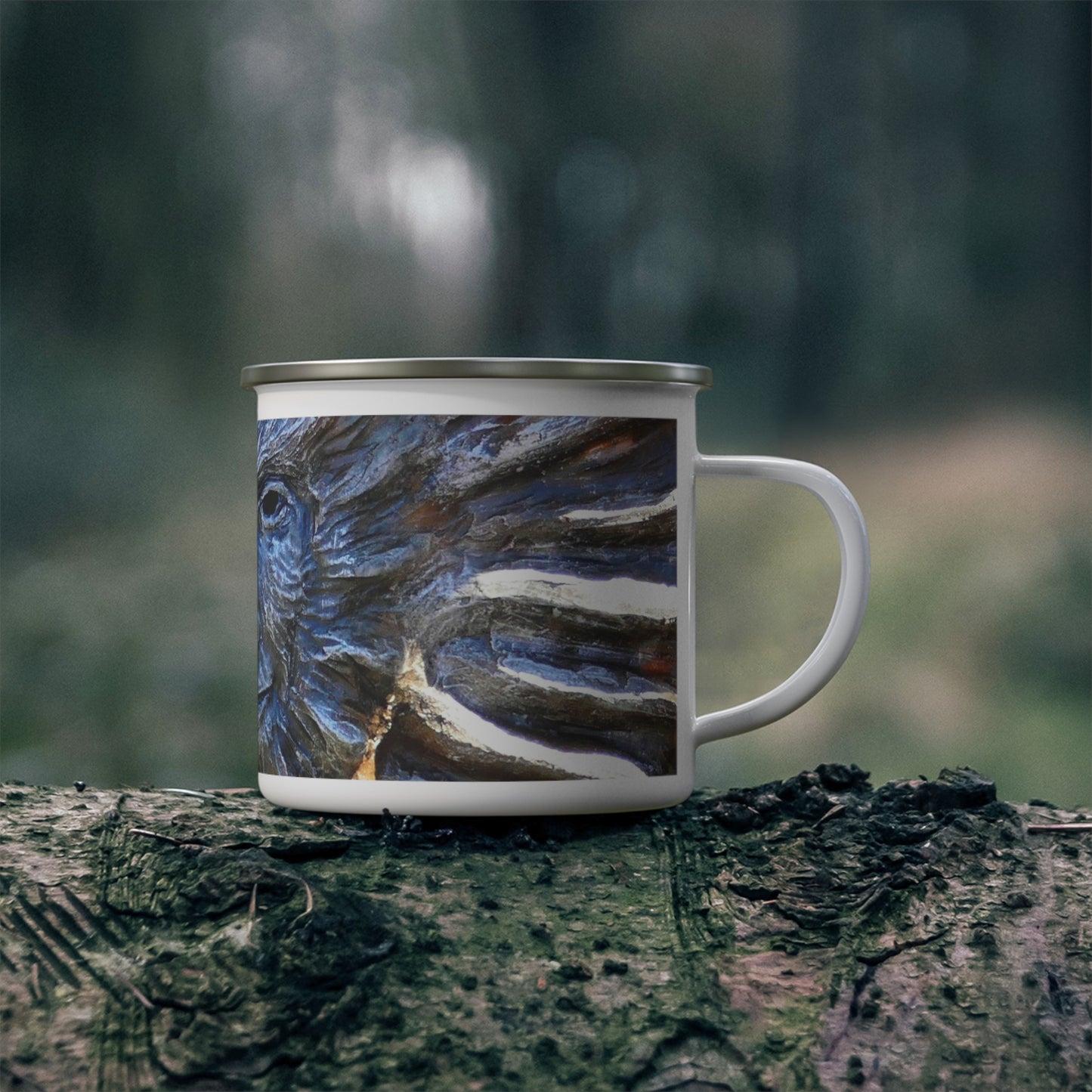 Sun God - Enamel Camping Mug 12oz