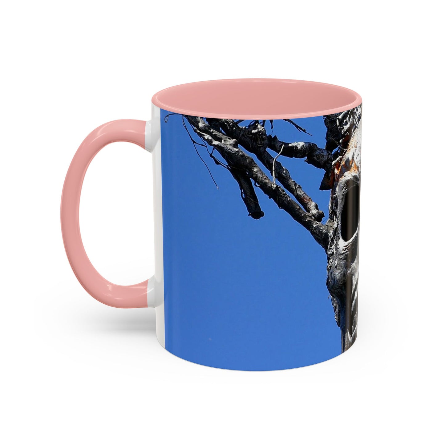 Skull Warrior Stare - Accent Coffee Mug (11, 15oz)