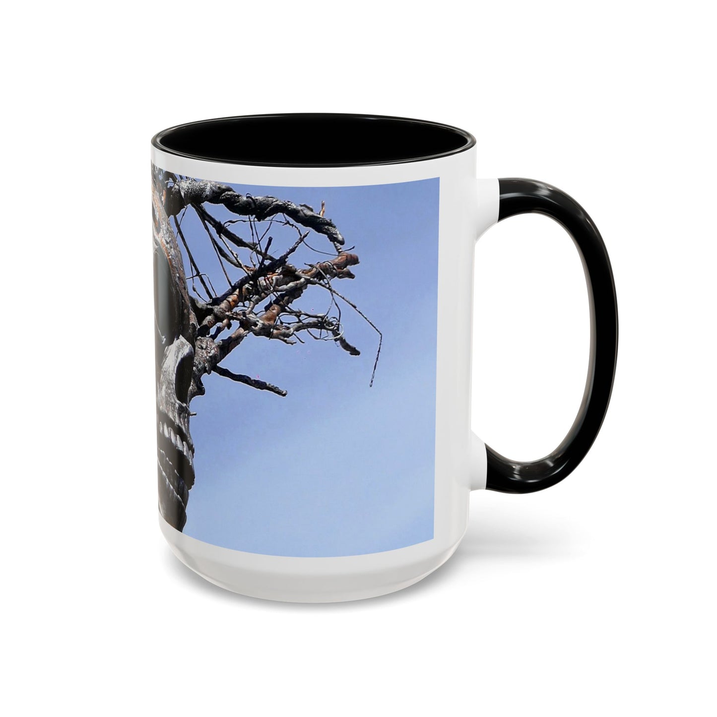 Skull Warrior - Accent Coffee Mug (11, 15oz)