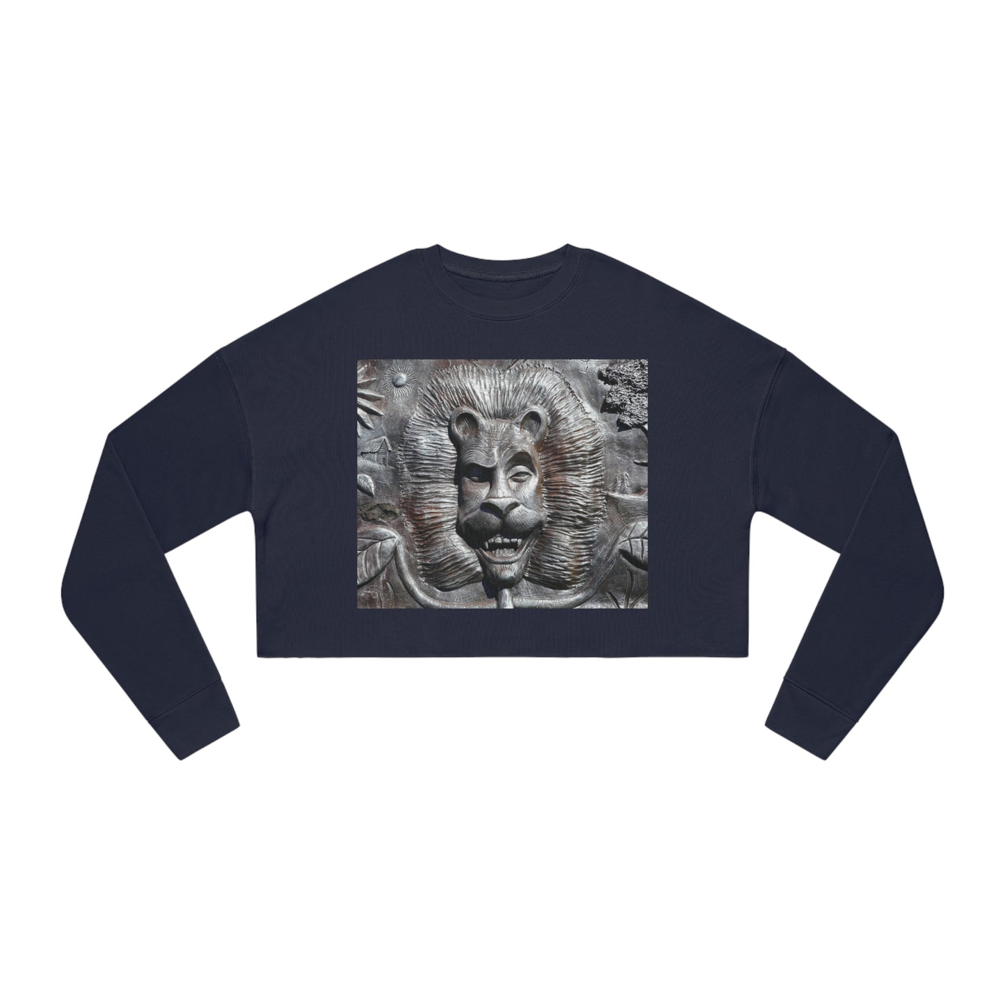 Lion's Friends Forever - Women's Cropped Sweatshirt - Fry1Productions