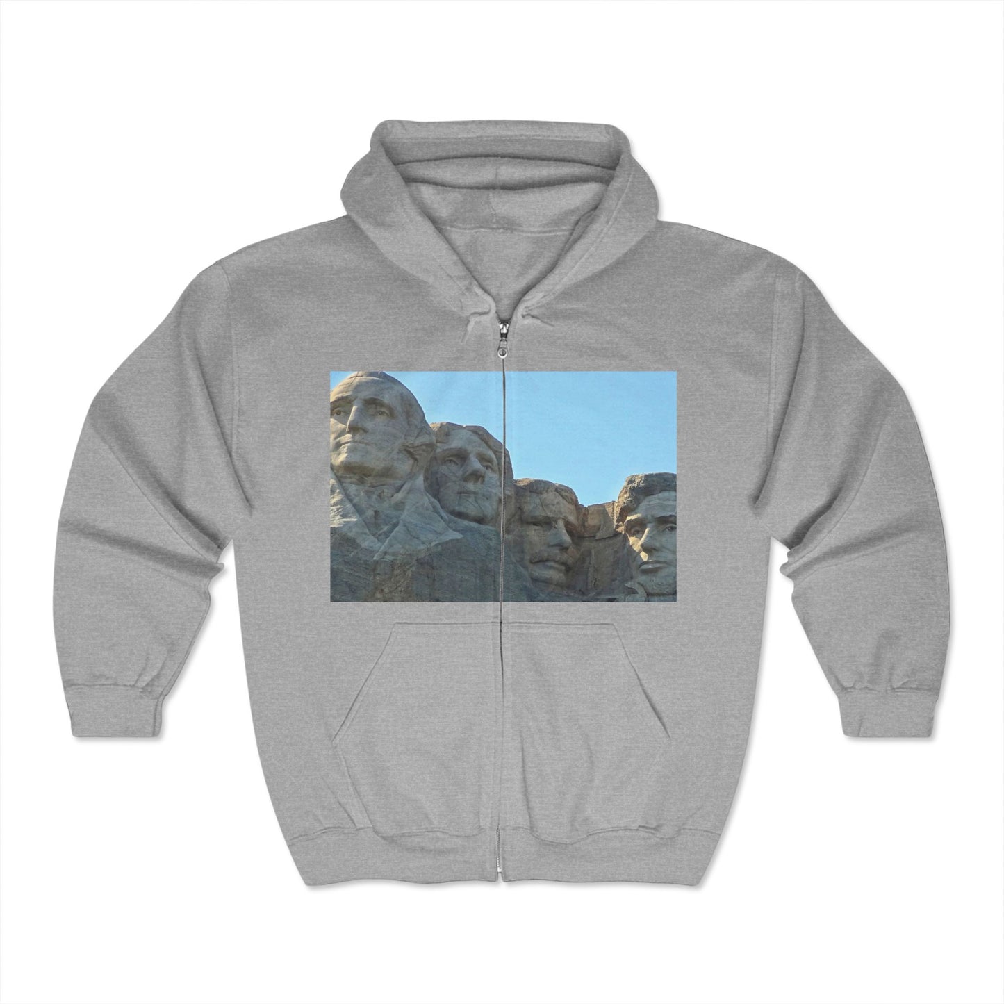 History Remembered Forever - Unisex Full Zip Hooded Sweatshirt
