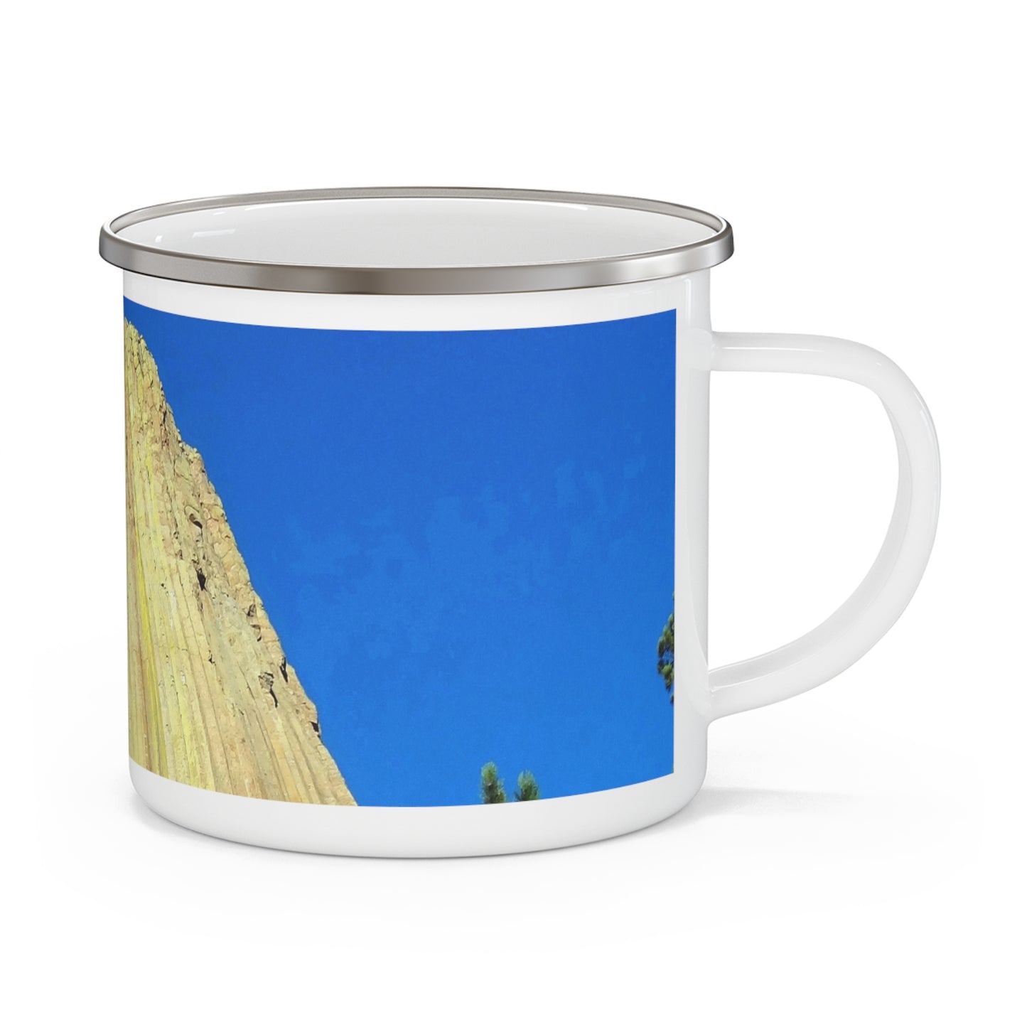 Reaching Heaven - Enamel Camping Mug 12oz