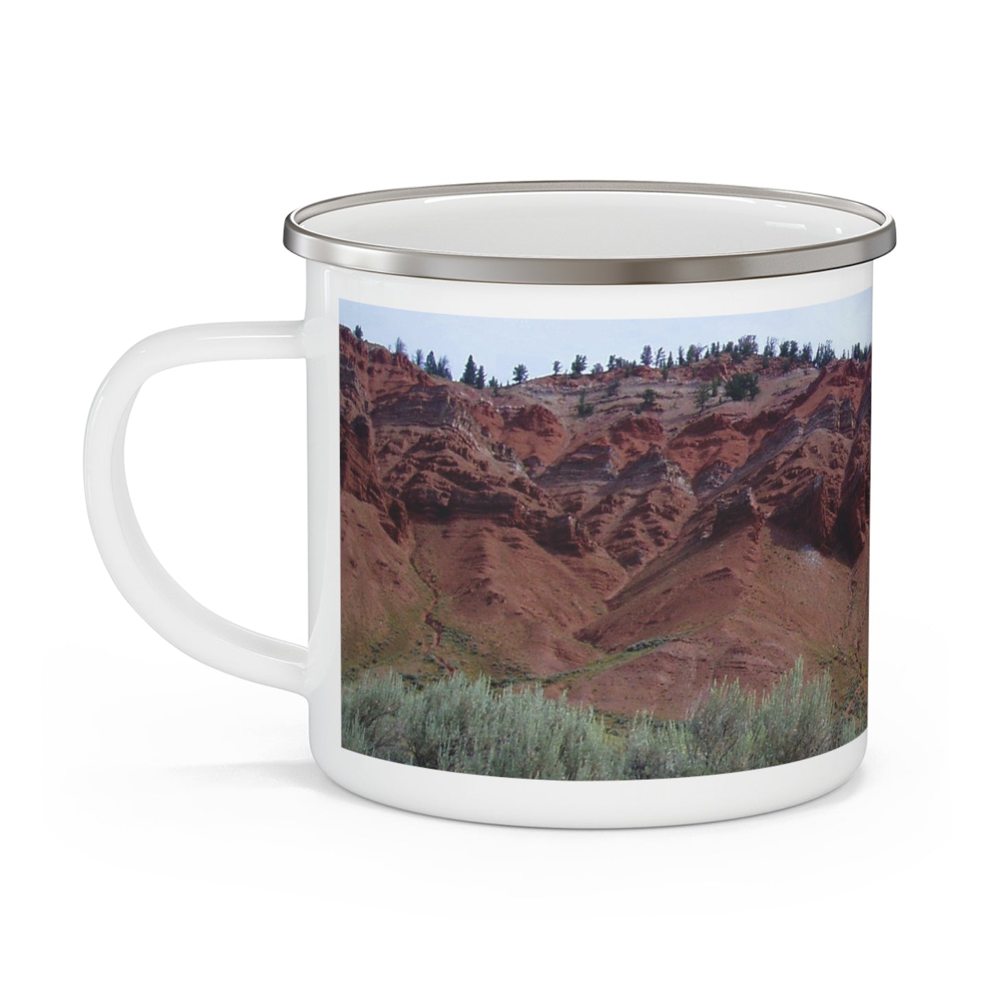 Native Hills - Enamel Camping Mug 12oz
