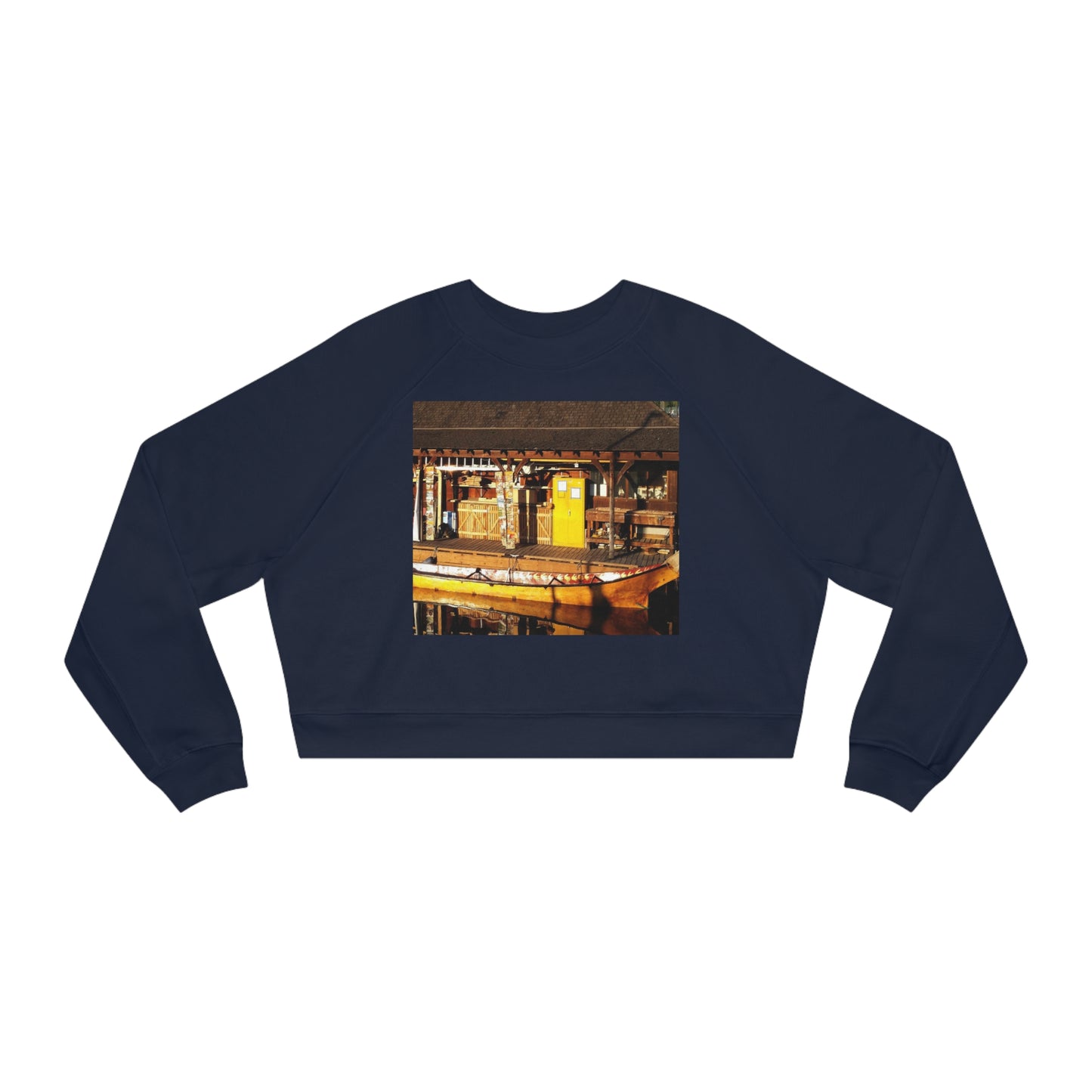 Qil' Bid Awe - Women's Cropped Fleece Pullover - Fry1Productions