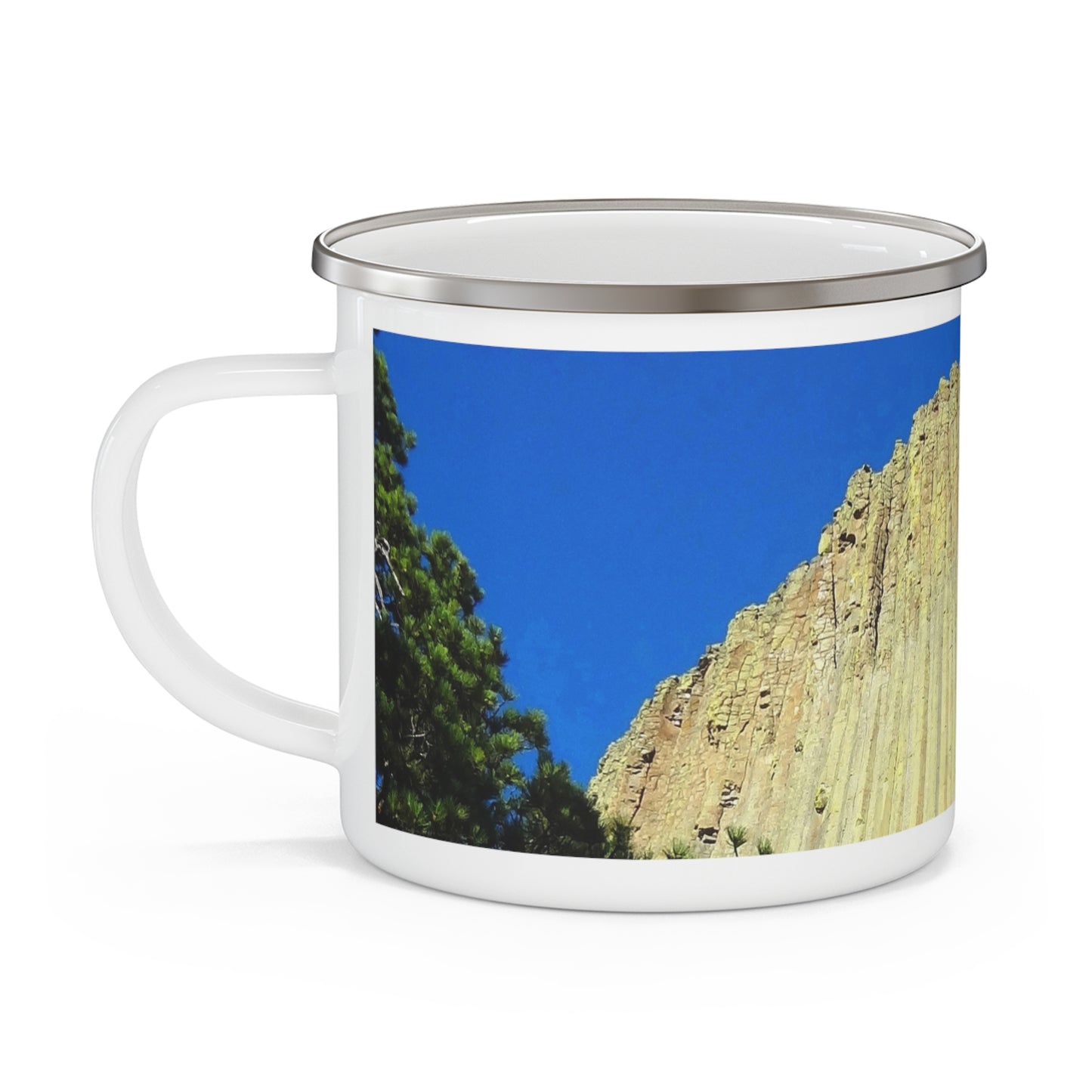 Reaching Heaven - Enamel Camping Mug 12oz