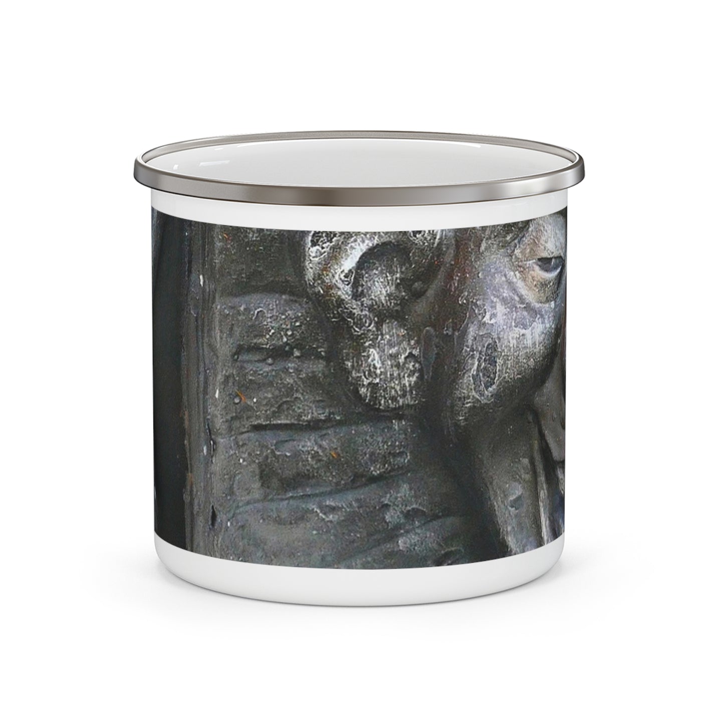 Cosmic Laughter - Enamel Camping Mug 12oz