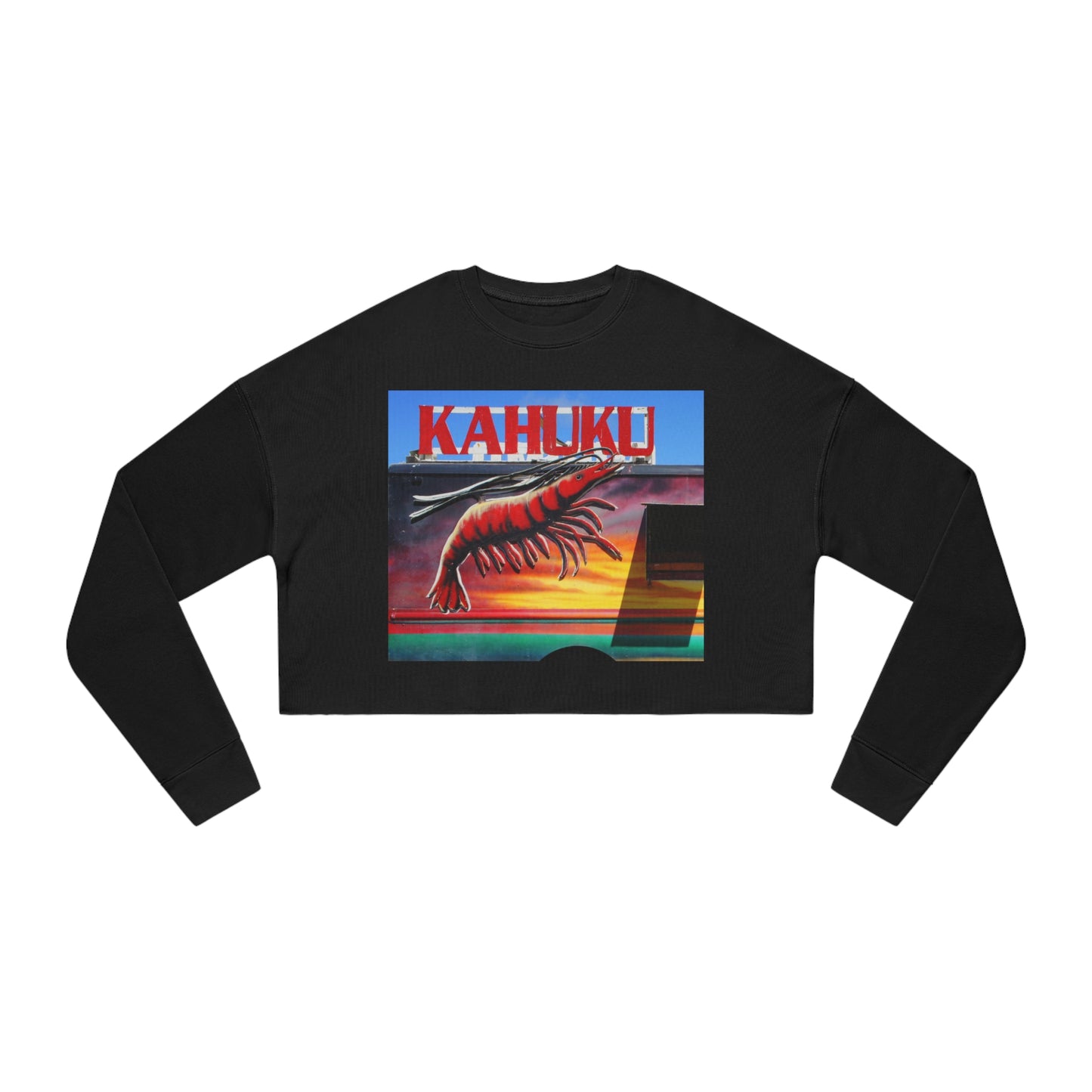 Kahuku Kai - Women's Cropped Sweatshirt - Fry1Productions