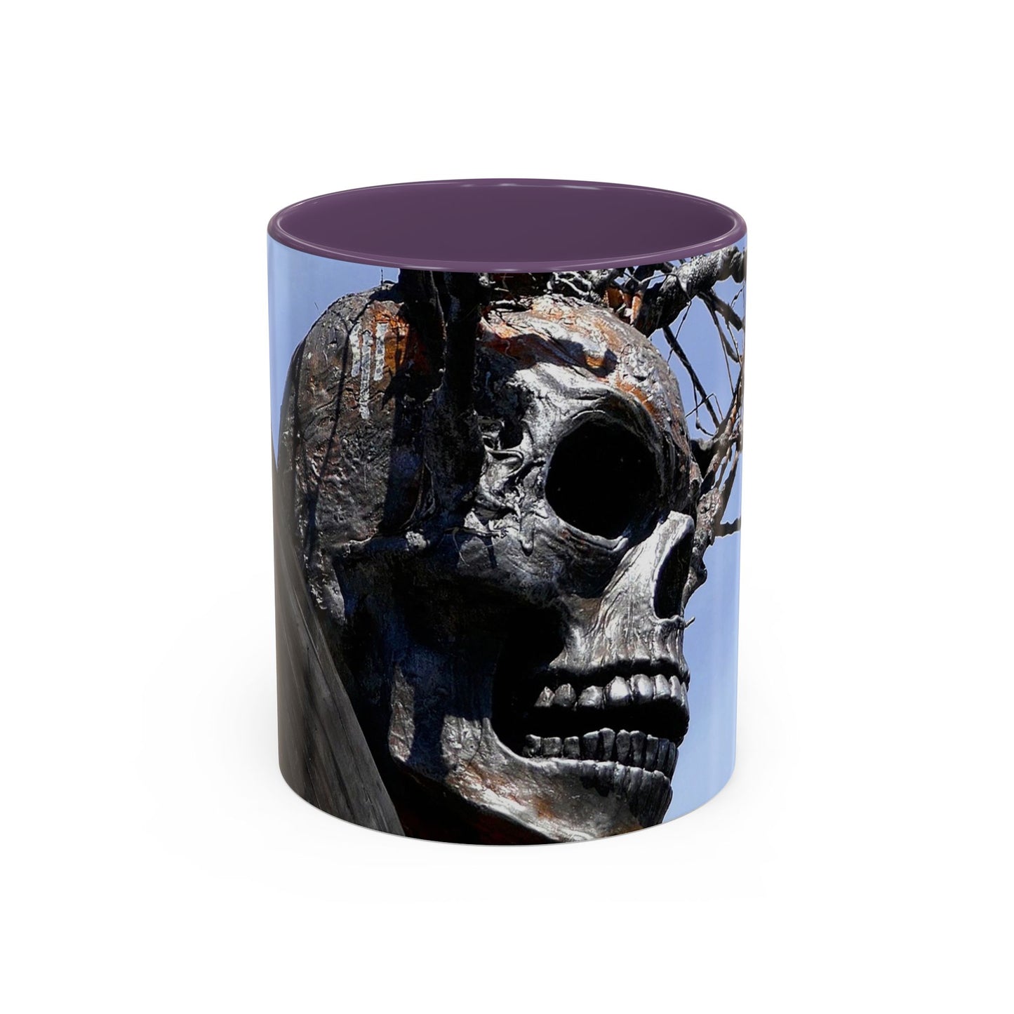 Skull Warrior - Accent Coffee Mug (11, 15oz)