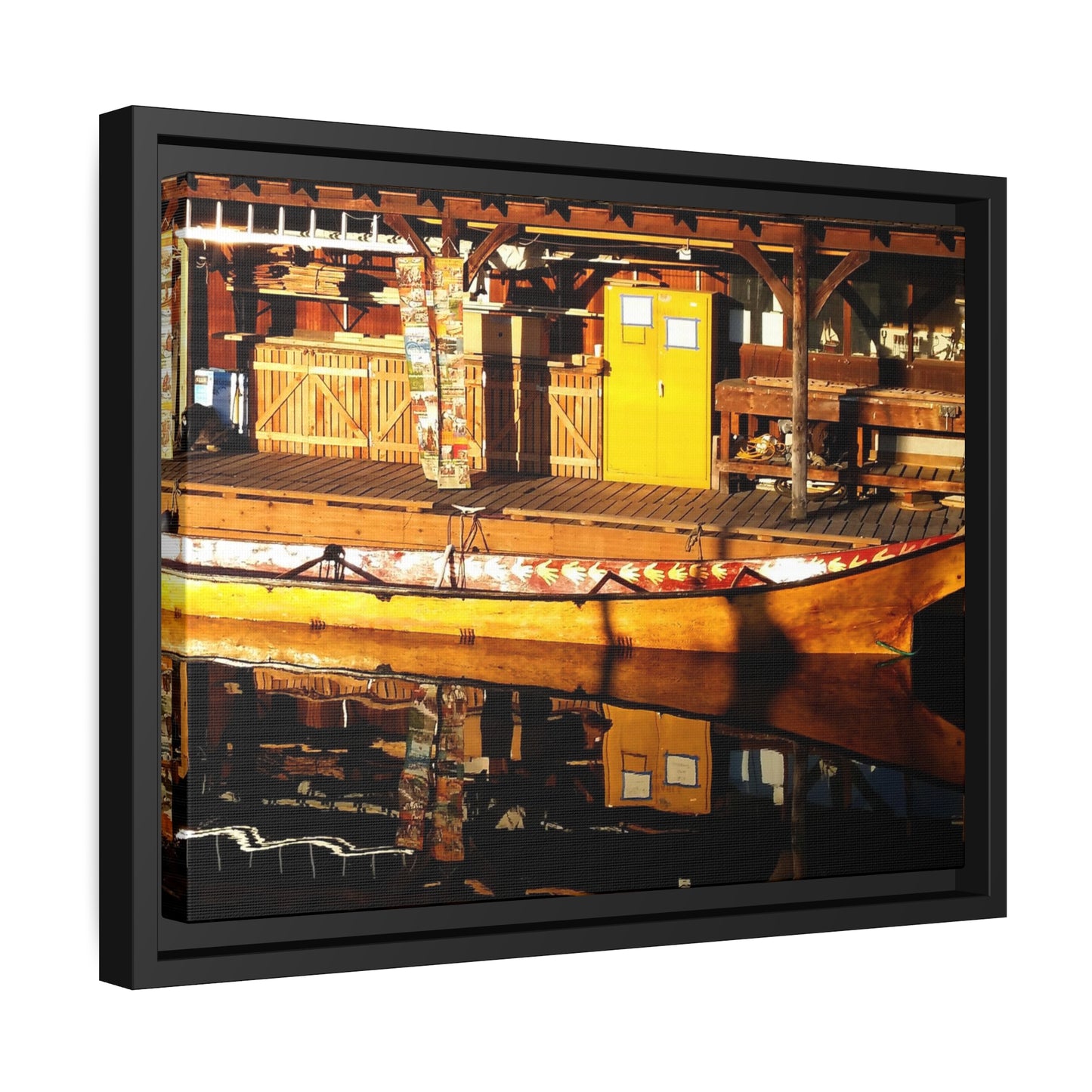 Q'il'bid Awe - Matte Canvas, Black Frame - Fry1Productions