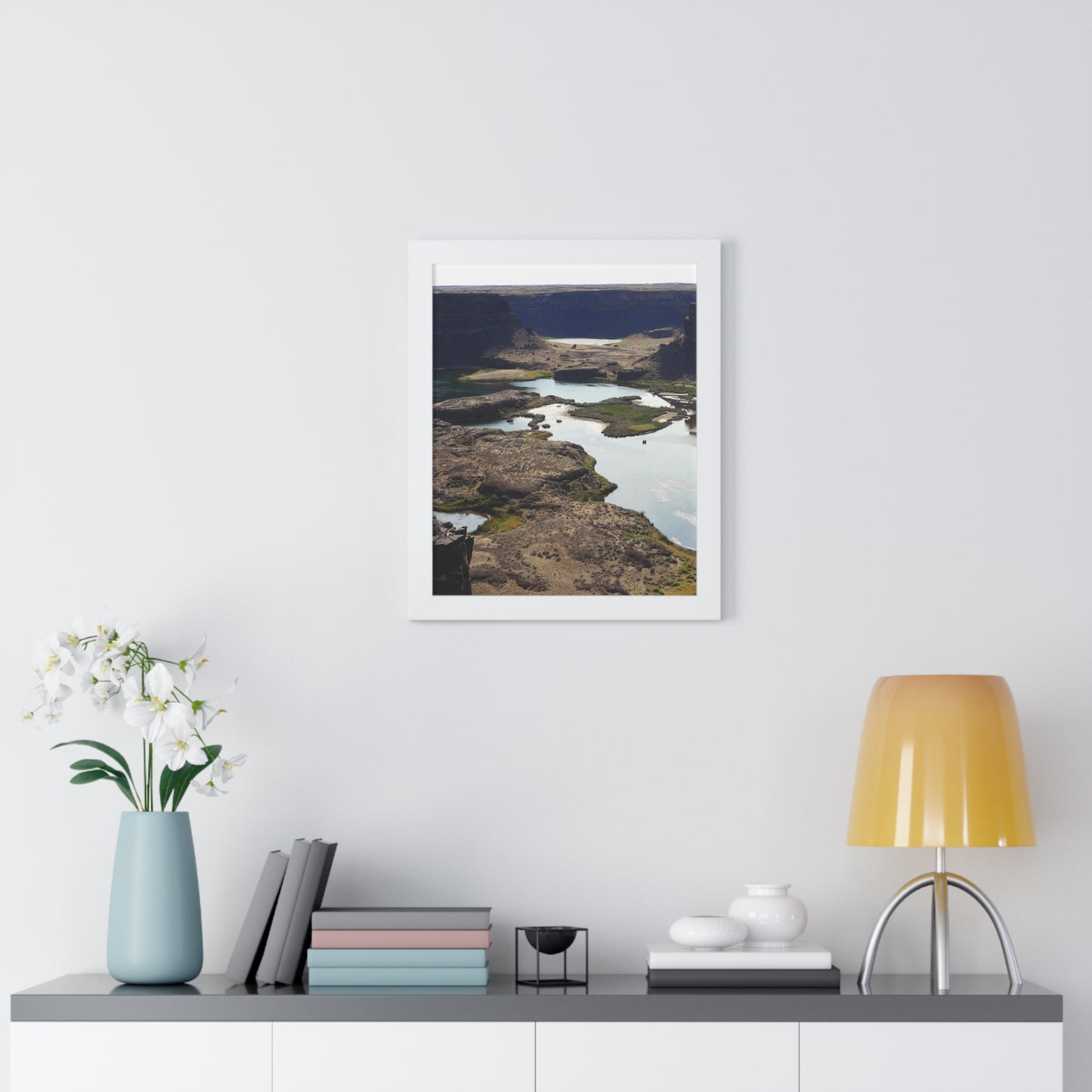 Reminisce of Ancient Thunder - Framed Vertical Poster