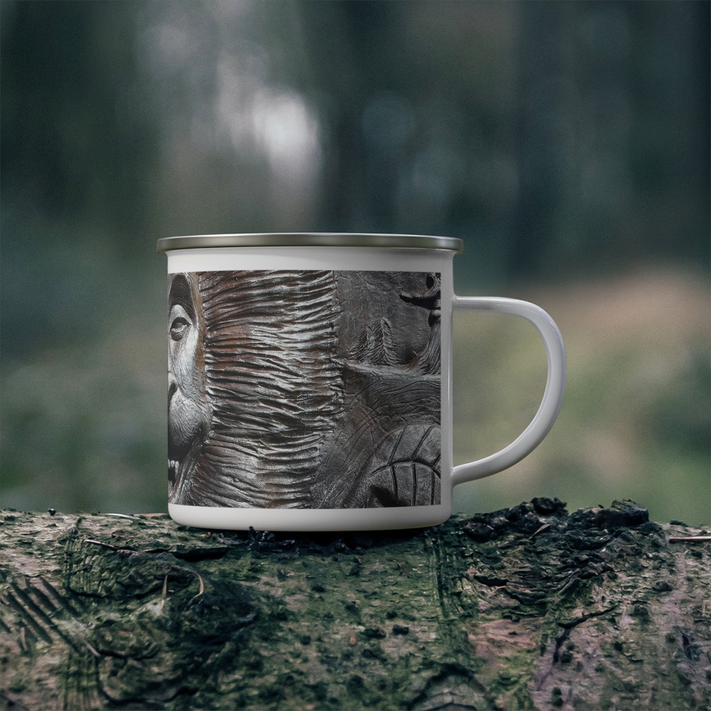Lion’s Friend Forever - Enamel Camping Mug 12oz