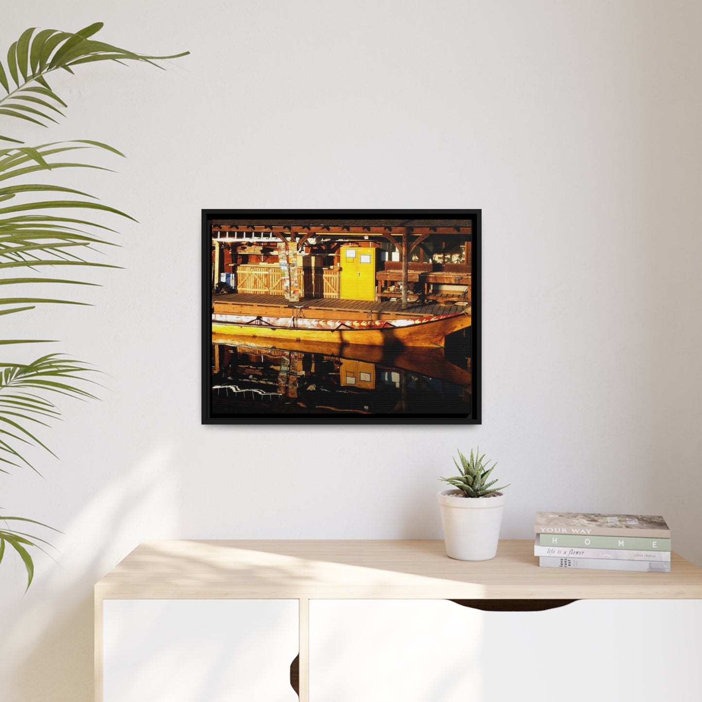 Q'il'bid Awe - Matte Canvas, Black Frame - Fry1Productions