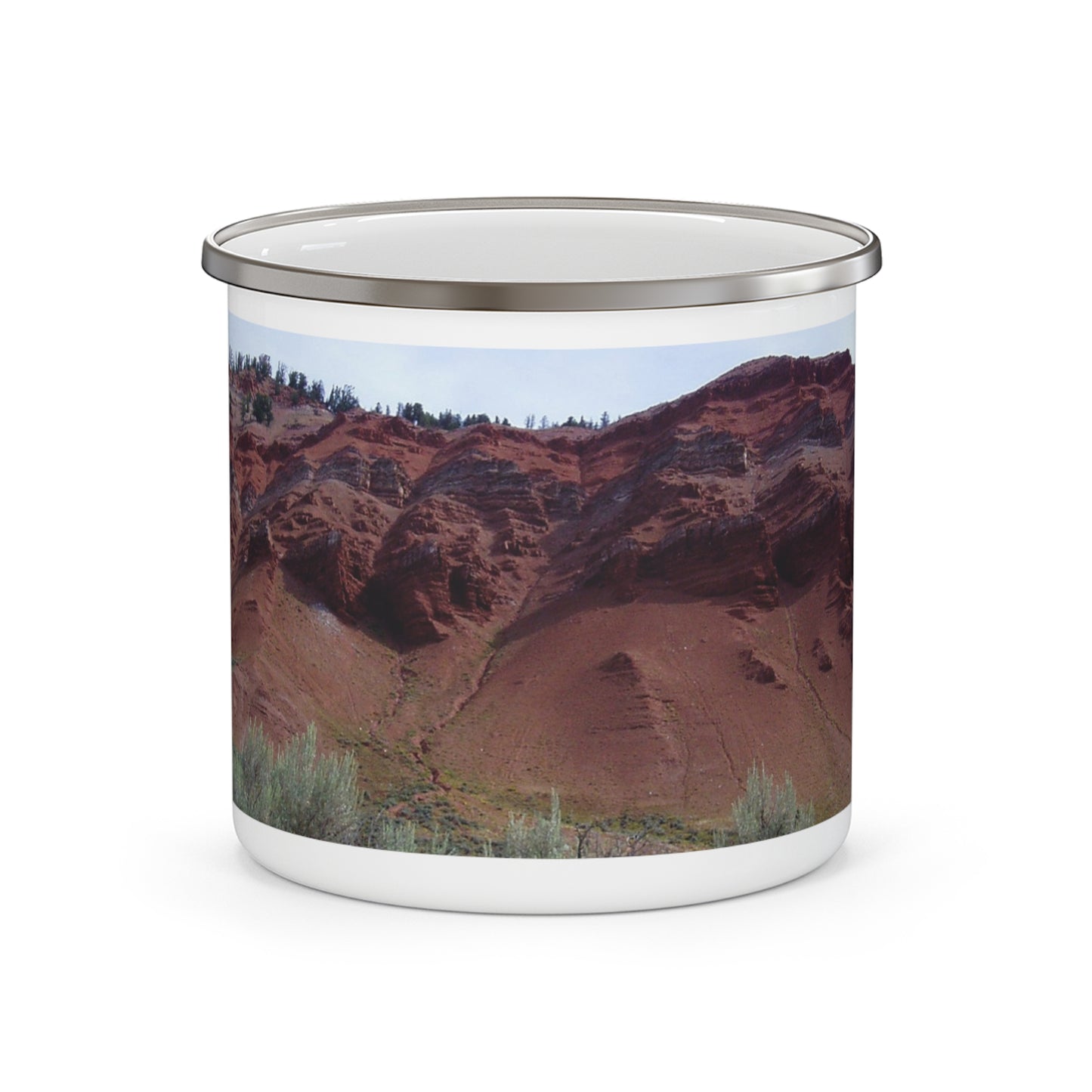 Native Hills - Enamel Camping Mug 12oz