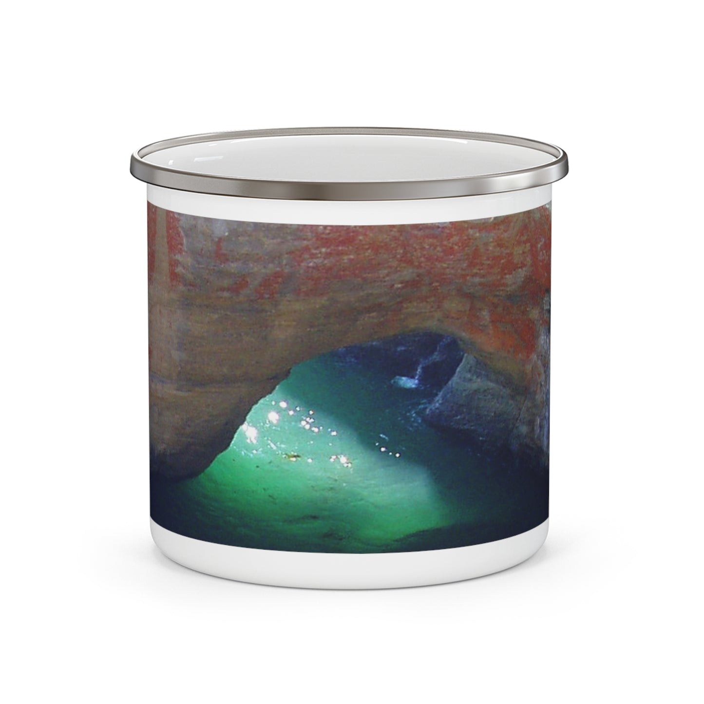 The Devil's Cauldron's Oasis - Enamel Camping Mug 12oz