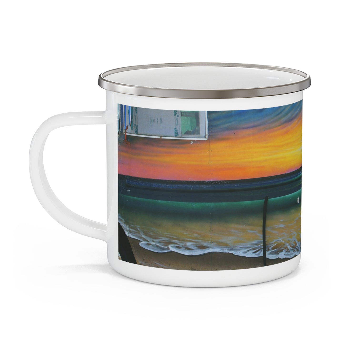 Fumis Aloha - Enamel Camping Mug 12oz