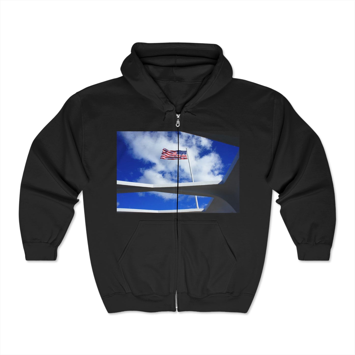 In Solemn Remembrance - Unisex Full Zip Hooded Sweatshirt
