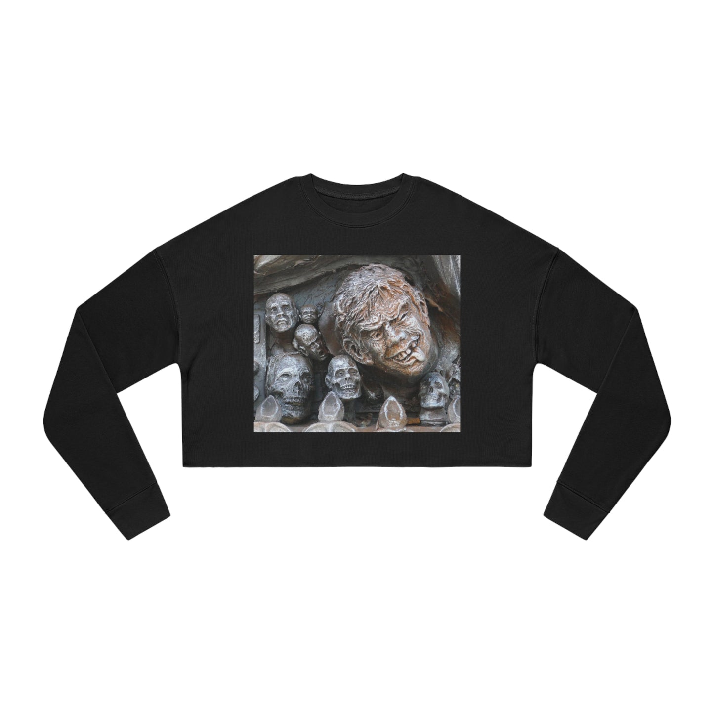Waiting For The King - Women's Cropped Sweatshirt - Fry1Productions