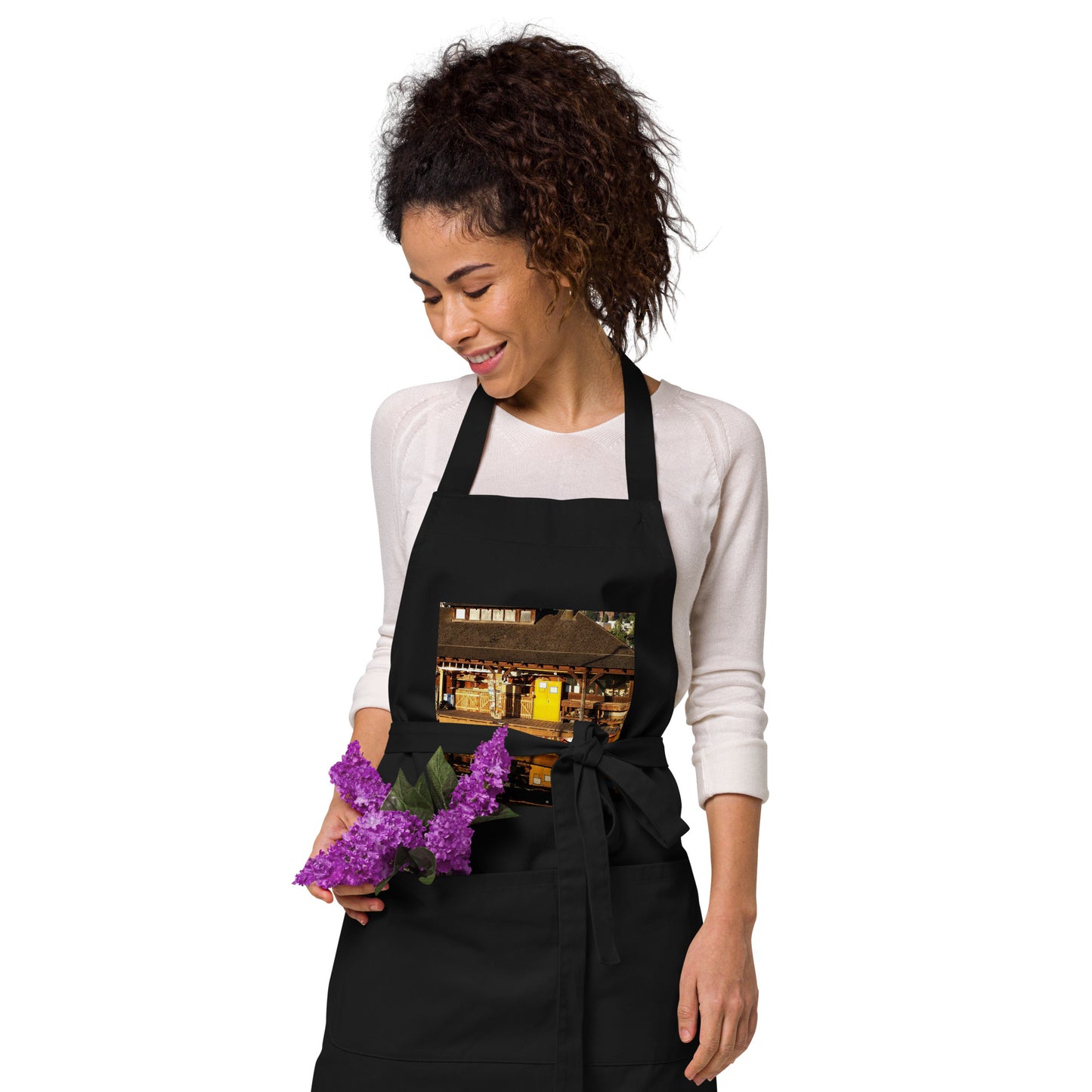 Q'il'bid Awe - Organic cotton apron - Fry1Productions