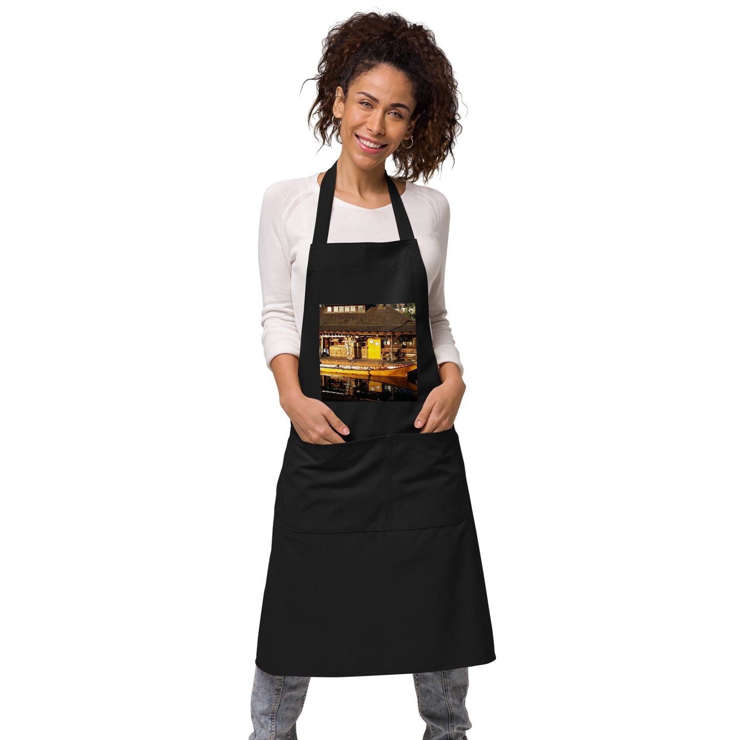 Q'il'bid Awe - Organic cotton apron - Fry1Productions