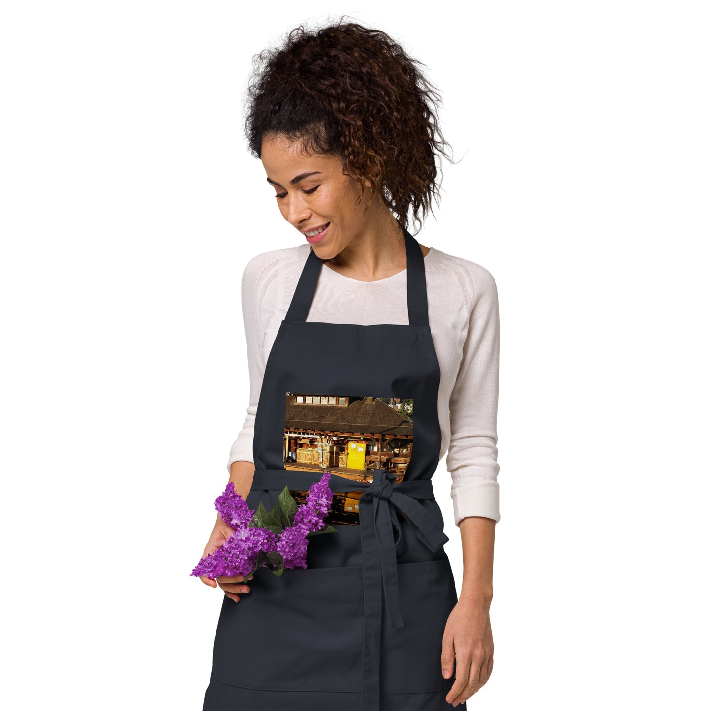 Q'il'bid Awe - Organic cotton apron - Fry1Productions