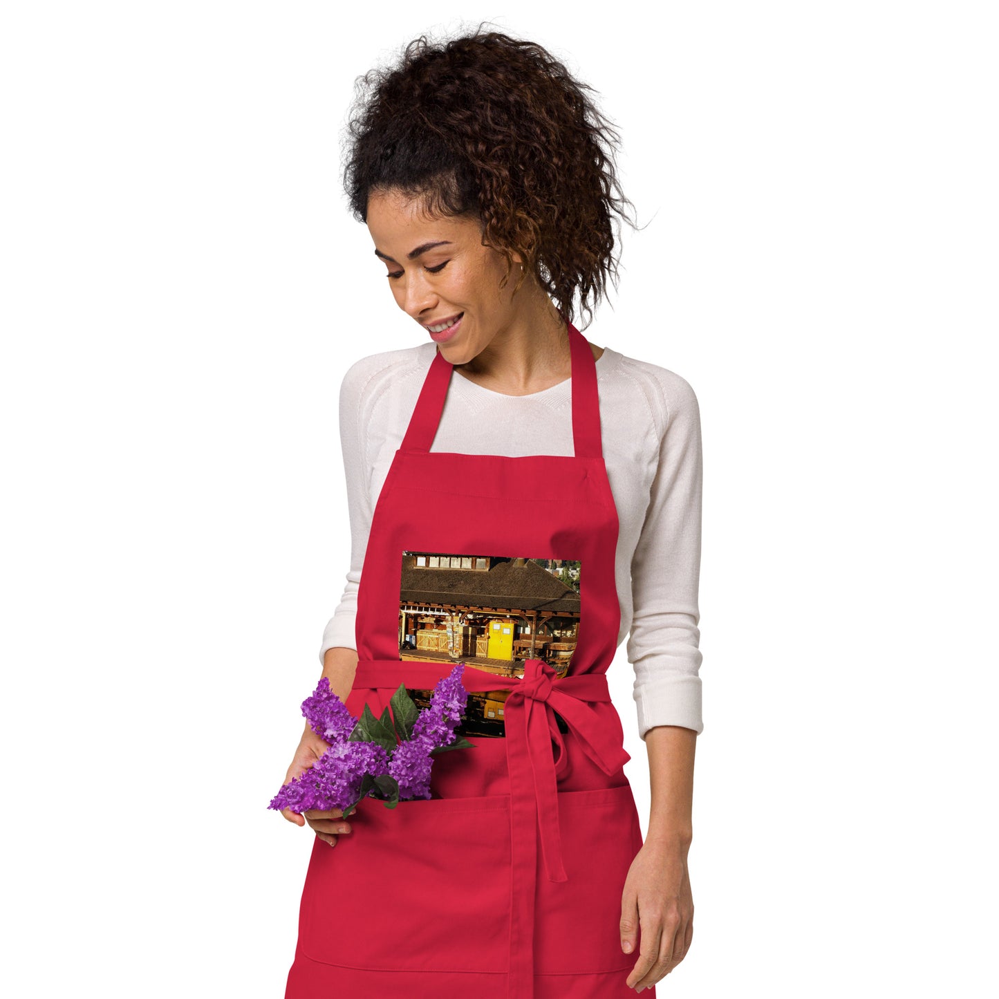 Q'il'bid Awe - Organic cotton apron - Fry1Productions
