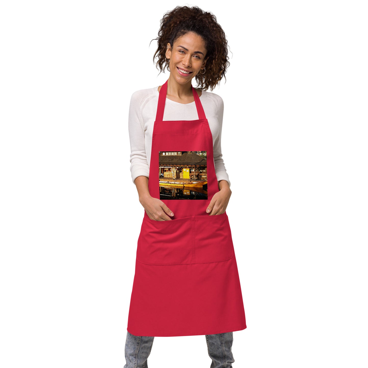 Q'il'bid Awe - Organic cotton apron - Fry1Productions