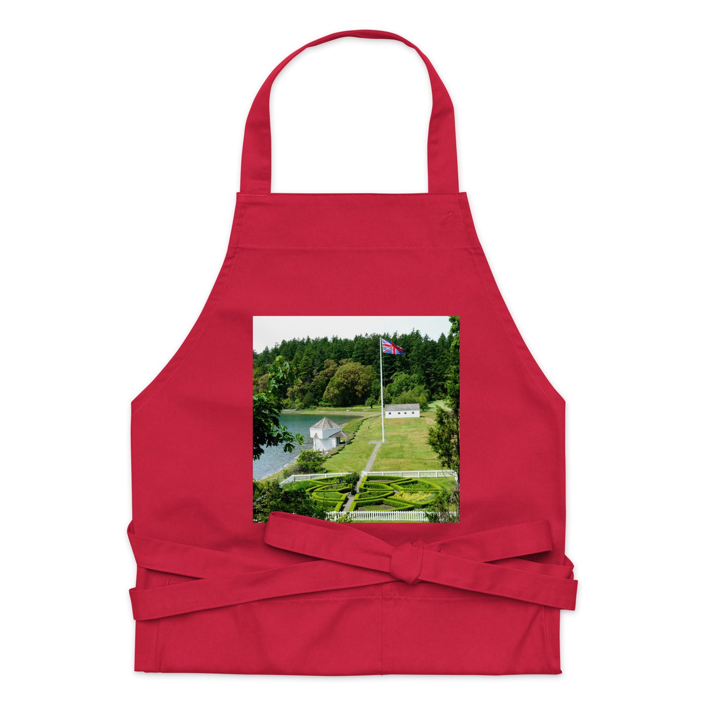 Magnificent Grandiose Views - Organic cotton apron - Fry1Productions