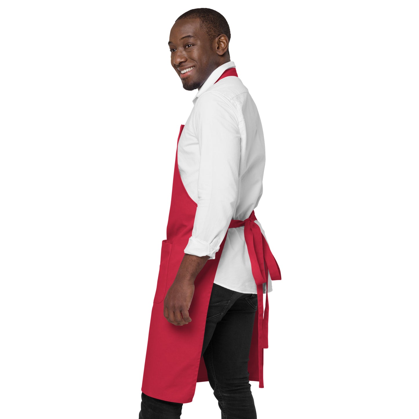 Skull Warrior Stare - Organic cotton apron - Fry1Productions