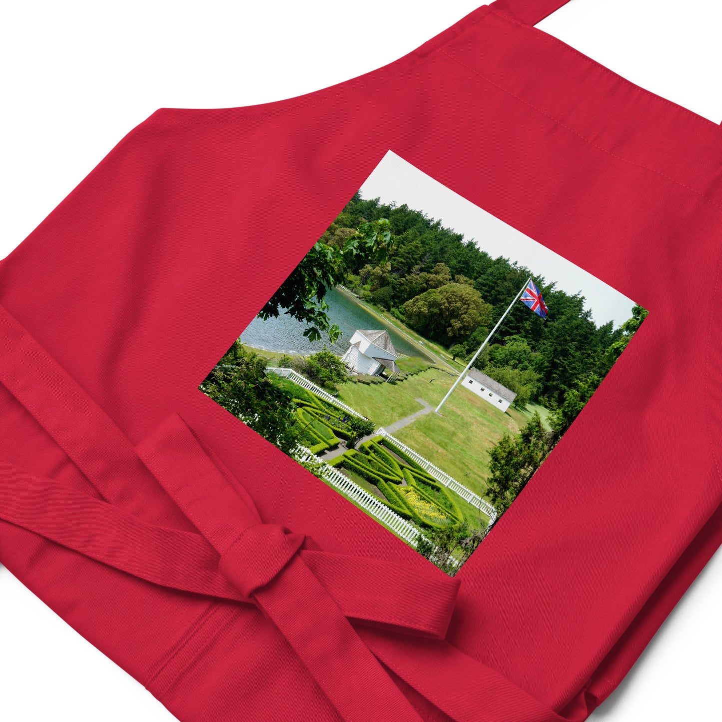 Magnificent Grandiose Views - Organic cotton apron - Fry1Productions