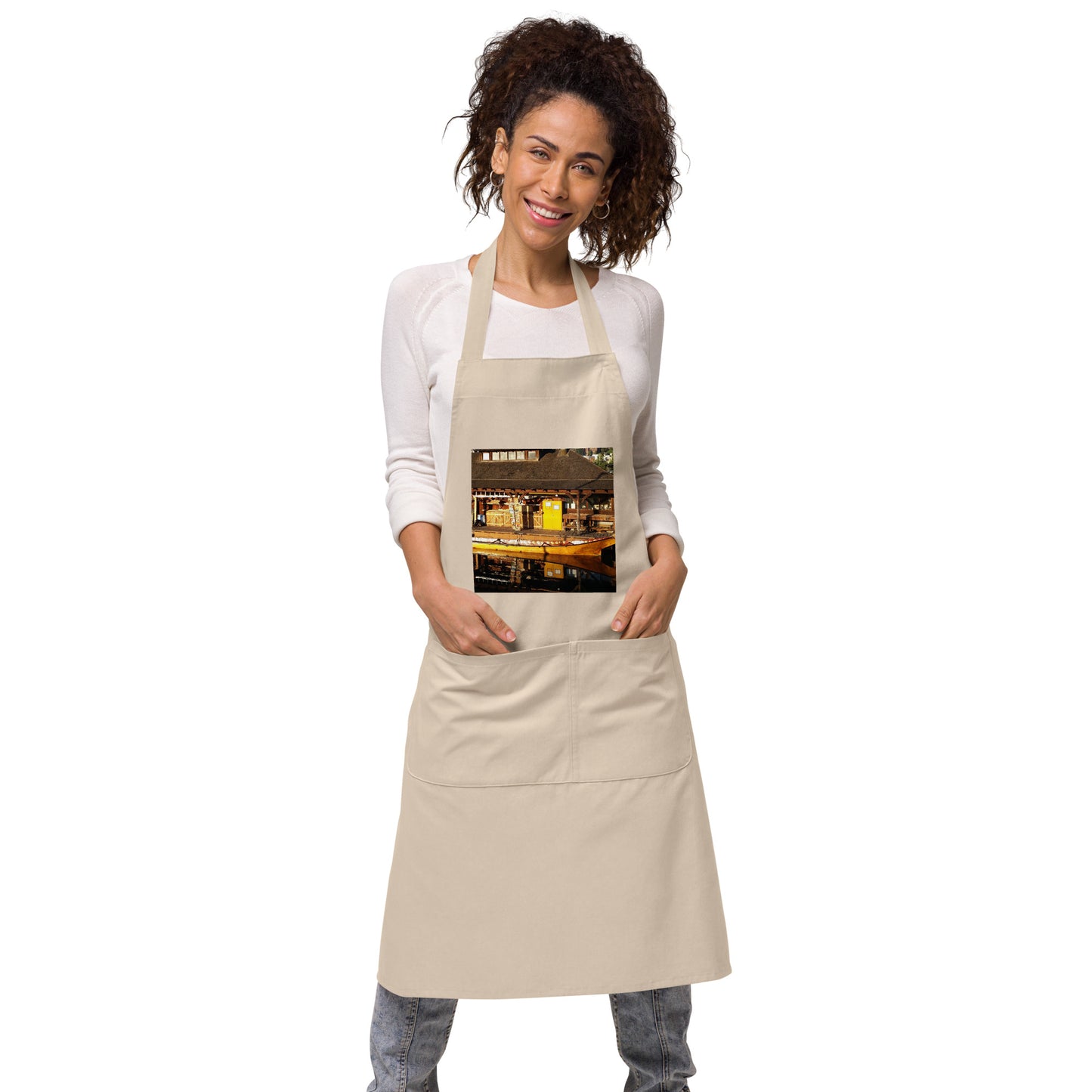 Q'il'bid Awe - Organic cotton apron - Fry1Productions