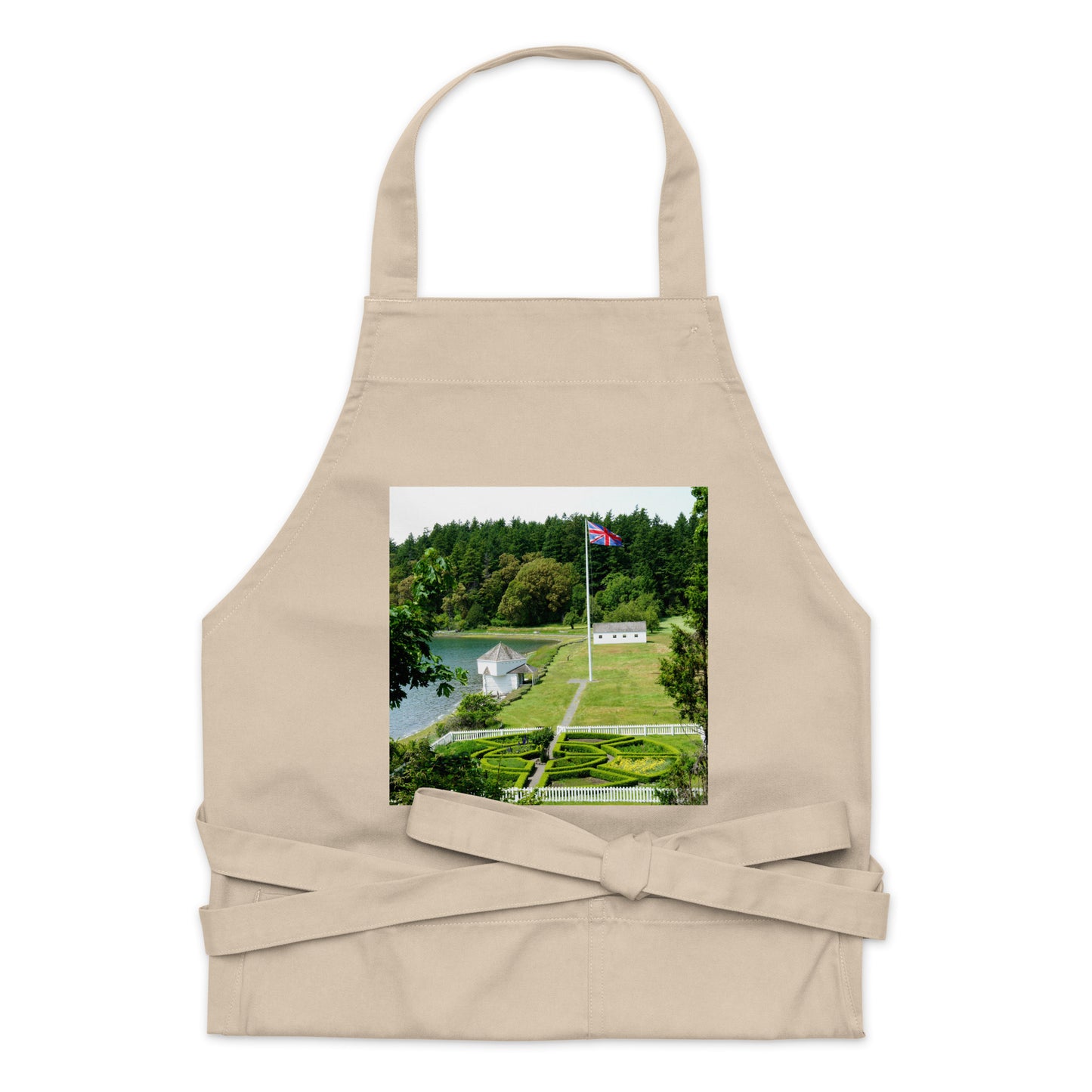 Magnificent Grandiose Views - Organic cotton apron - Fry1Productions