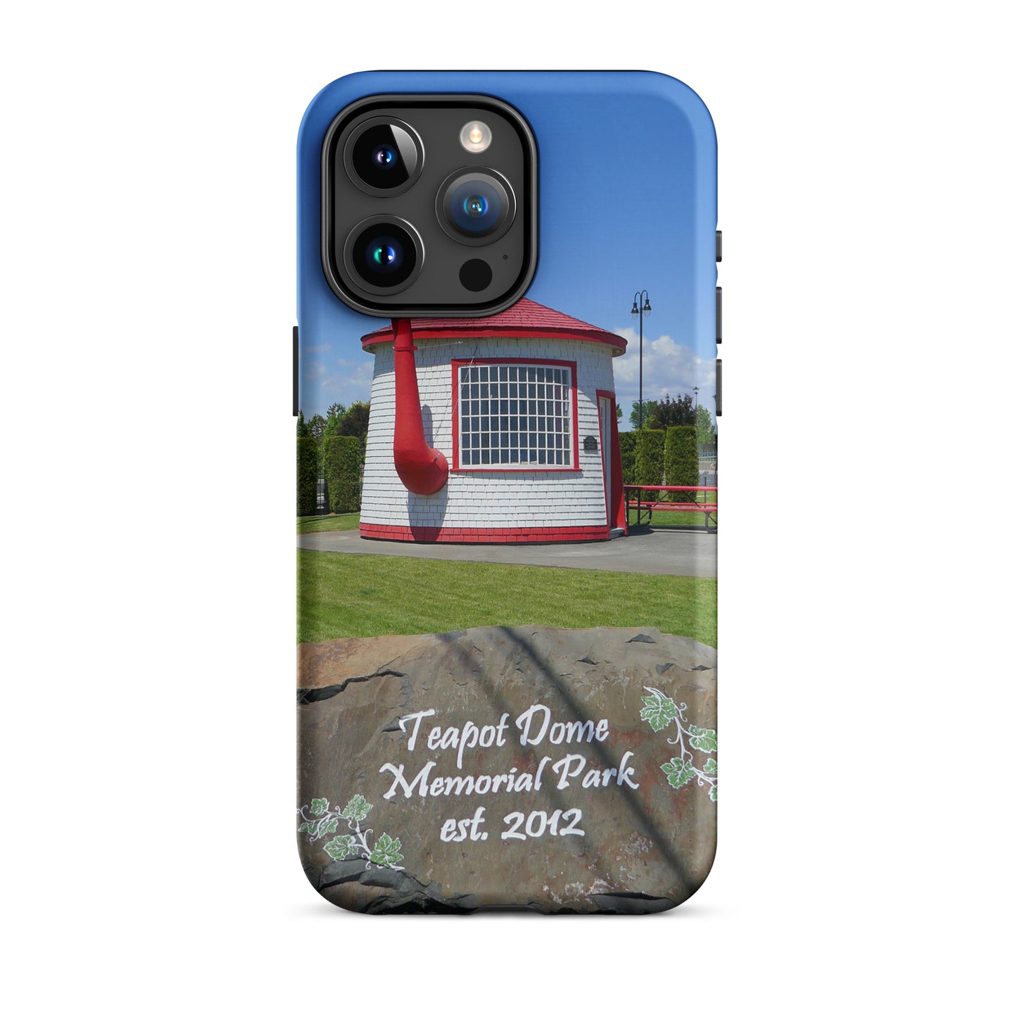 Teapot Dome Memorial Park - Tough Case for iPhone ( 15 Pro Max – 11 ) - Fry1Productions