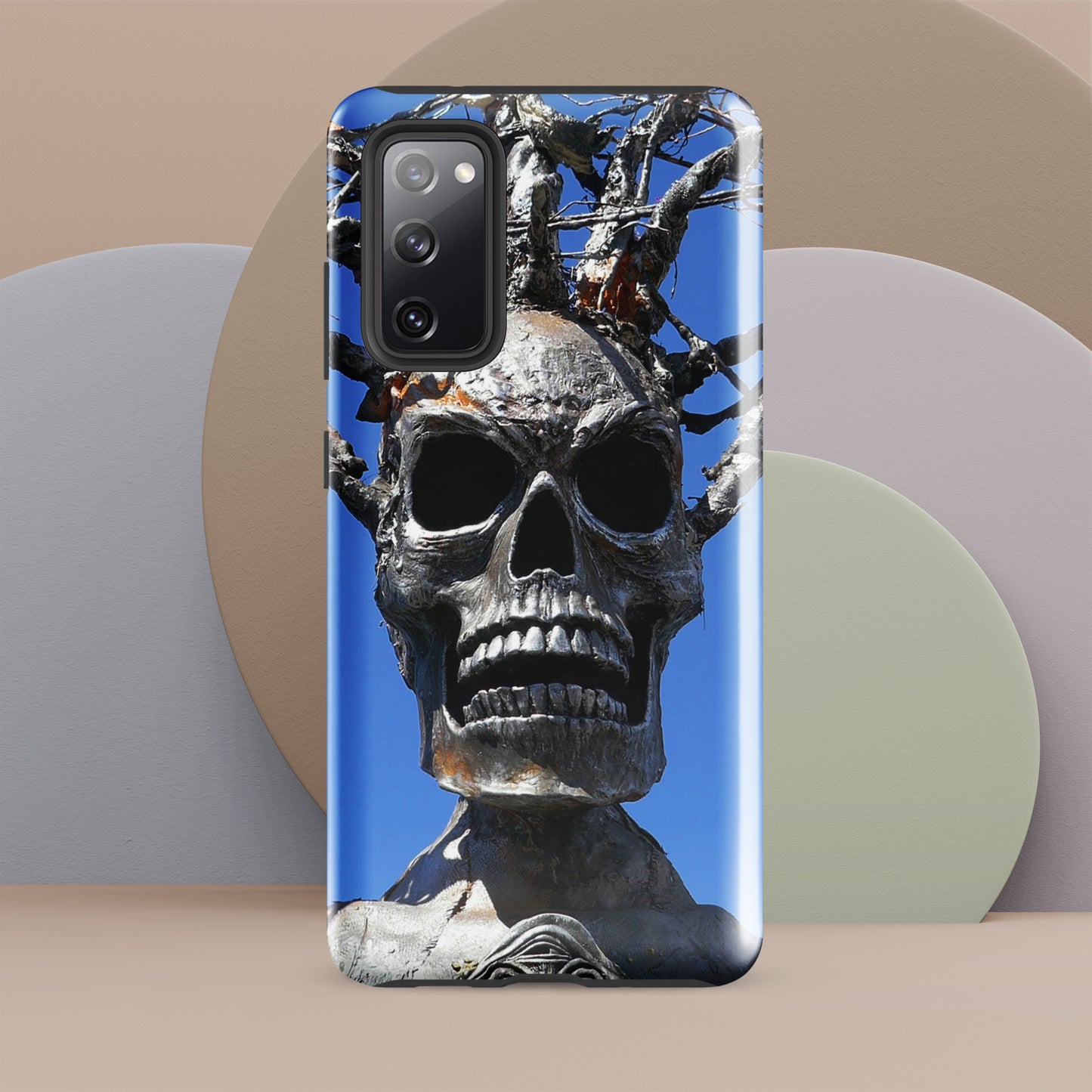 Skull Warrior Stare - Tough Case for Samsung ( Galaxy S24 Ultra - Galaxy S10 ) - Fry1Productions