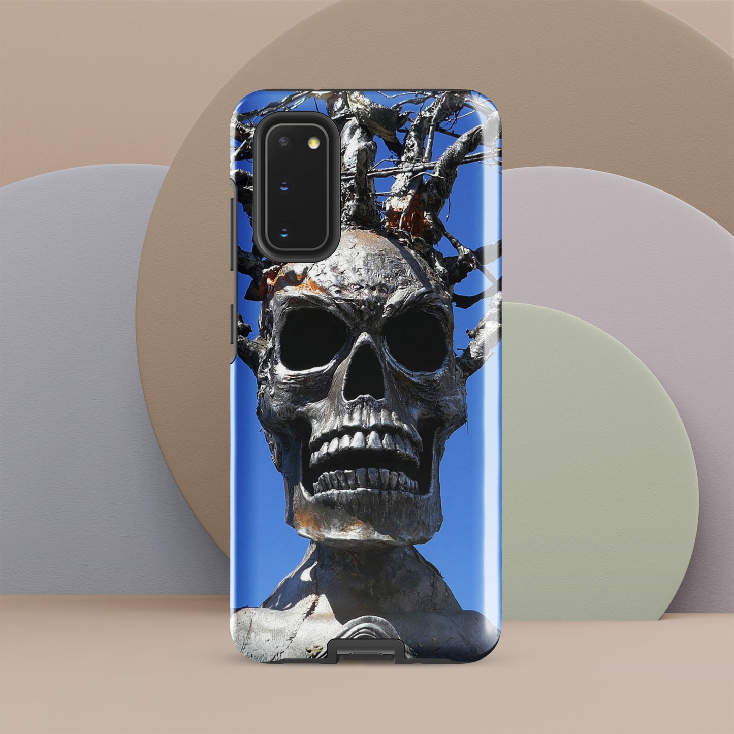 Skull Warrior Stare - Tough Case for Samsung ( Galaxy S24 Ultra - Galaxy S10 ) - Fry1Productions