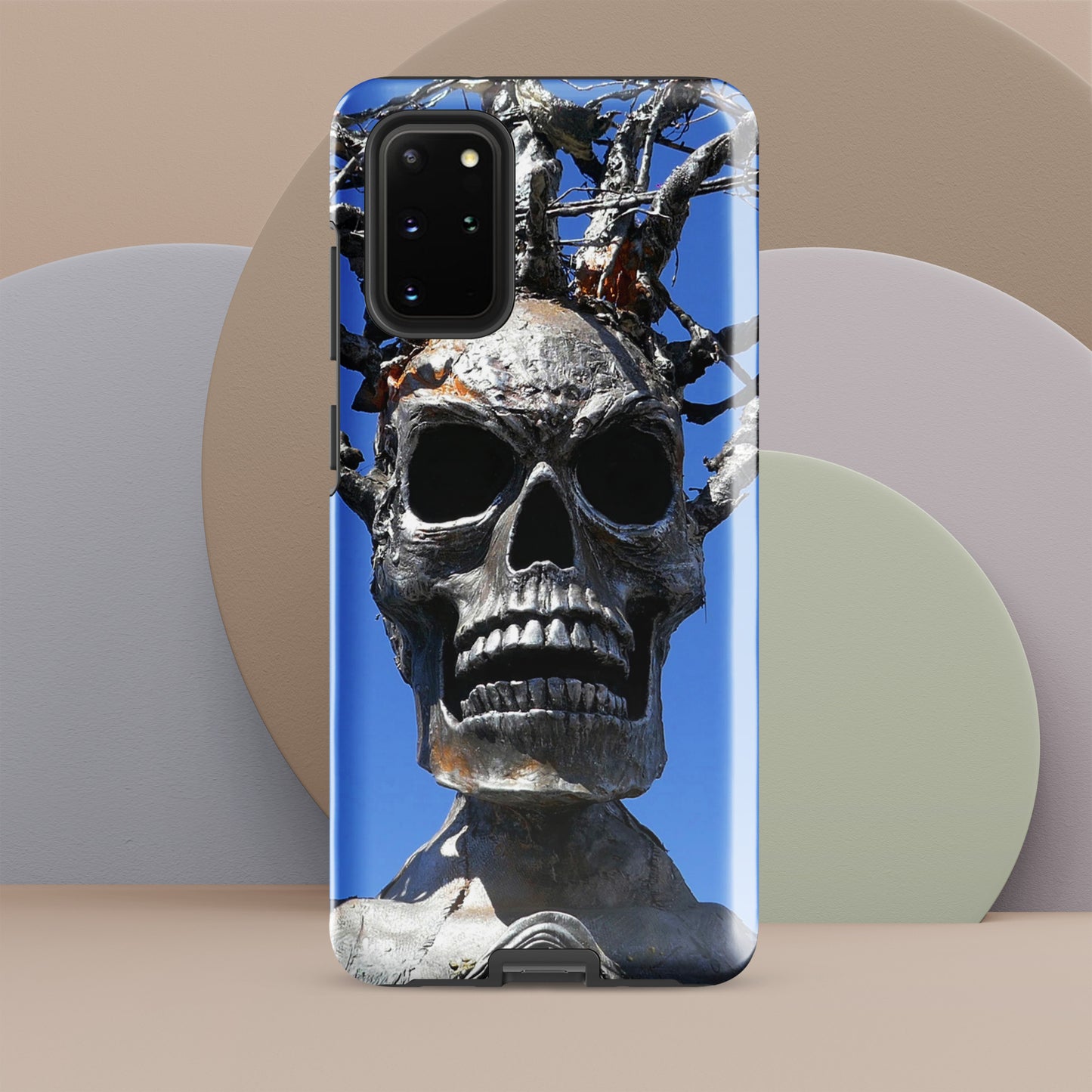 Skull Warrior Stare - Tough Case for Samsung ( Galaxy S24 Ultra - Galaxy S10 ) - Fry1Productions