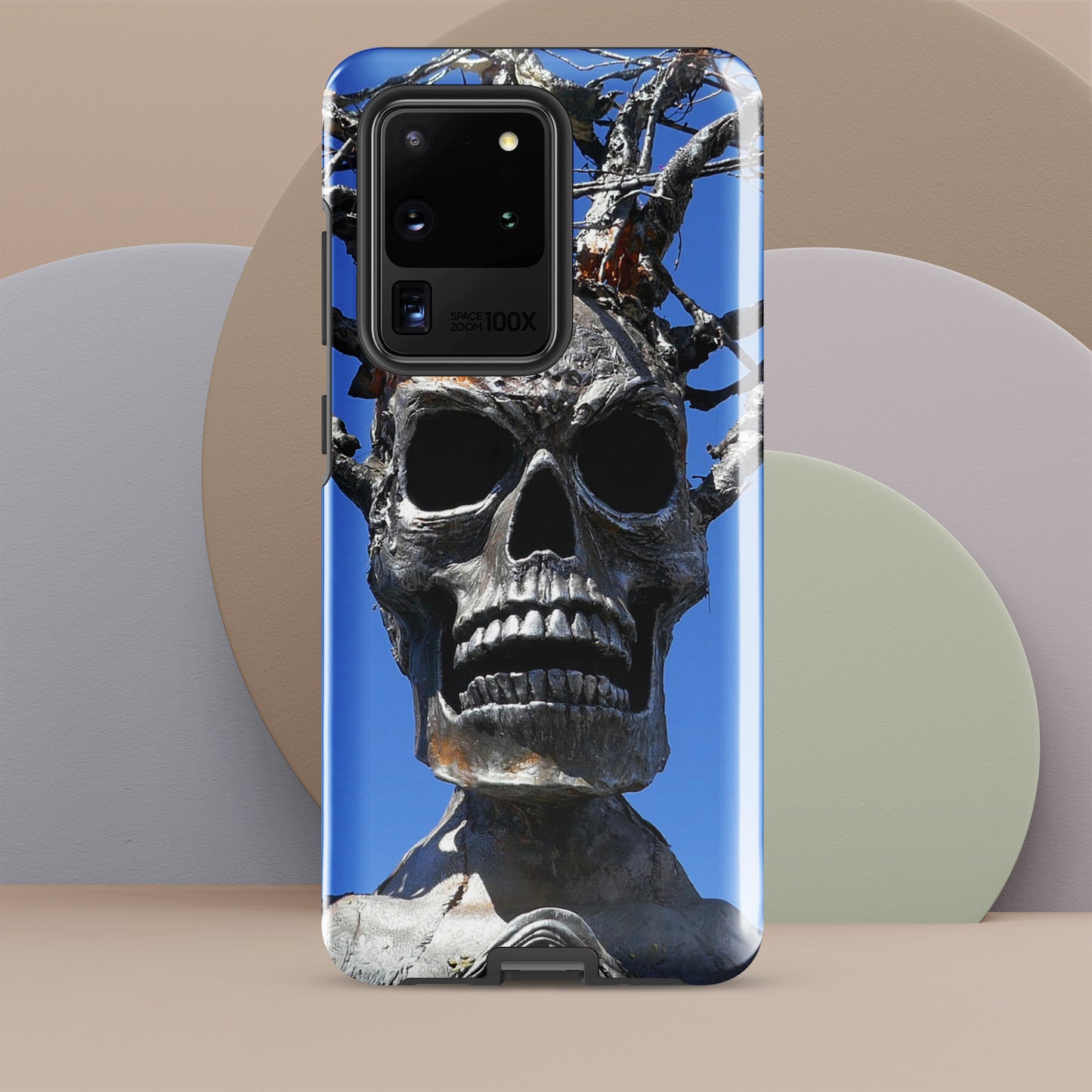 Skull Warrior Stare - Tough Case for Samsung ( Galaxy S24 Ultra - Galaxy S10 ) - Fry1Productions