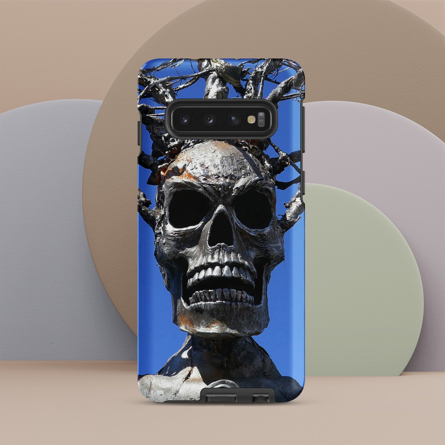 Skull Warrior Stare - Tough Case for Samsung ( Galaxy S24 Ultra - Galaxy S10 ) - Fry1Productions