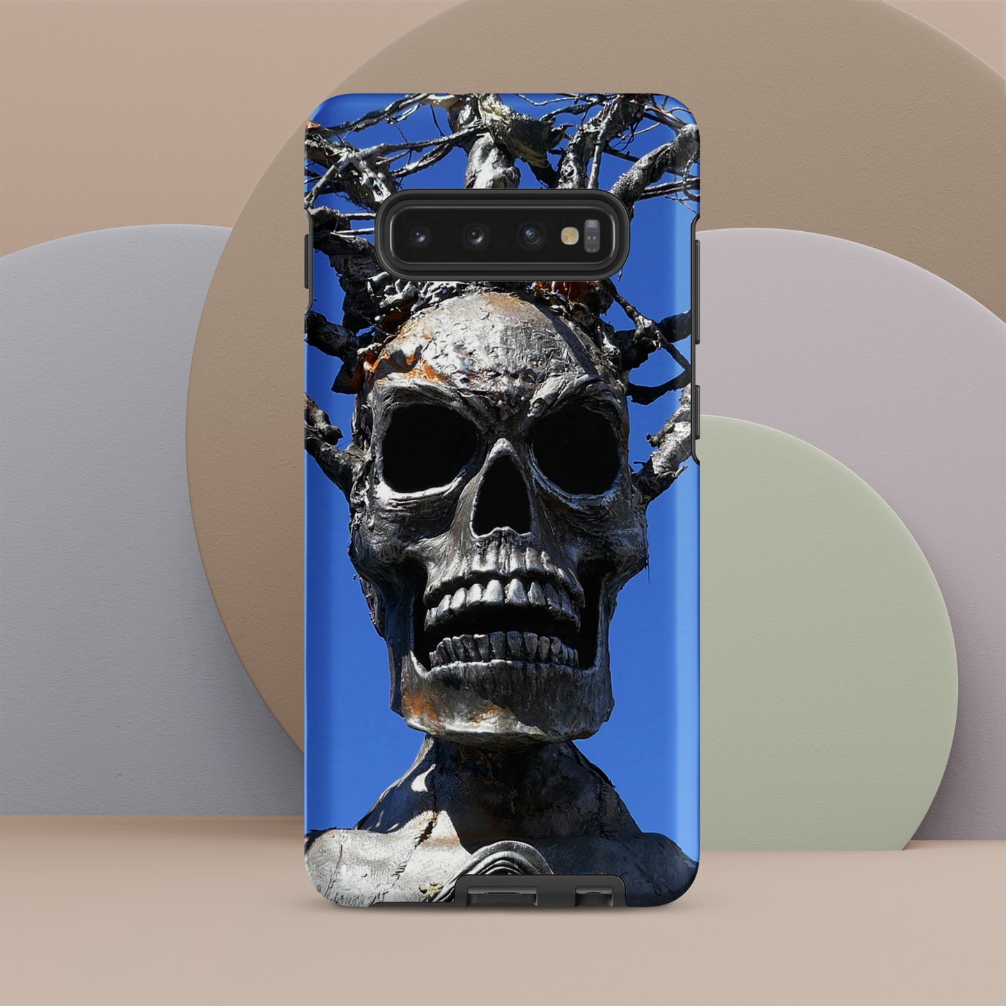 Skull Warrior Stare - Tough Case for Samsung ( Galaxy S24 Ultra - Galaxy S10 ) - Fry1Productions